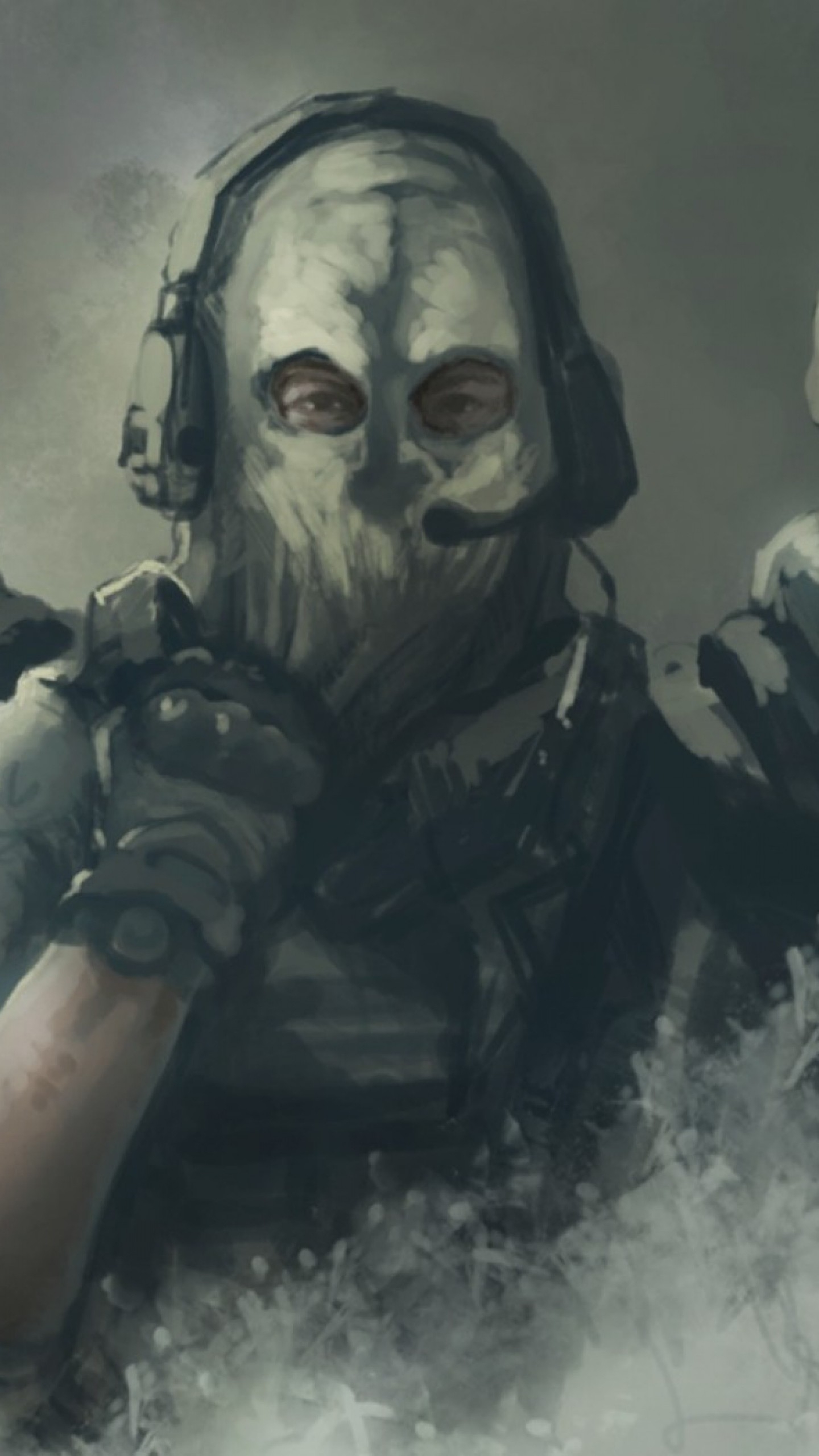 1440x2560 Preview wallpaper call of duty, ghosts, art 1440×2560, Phone