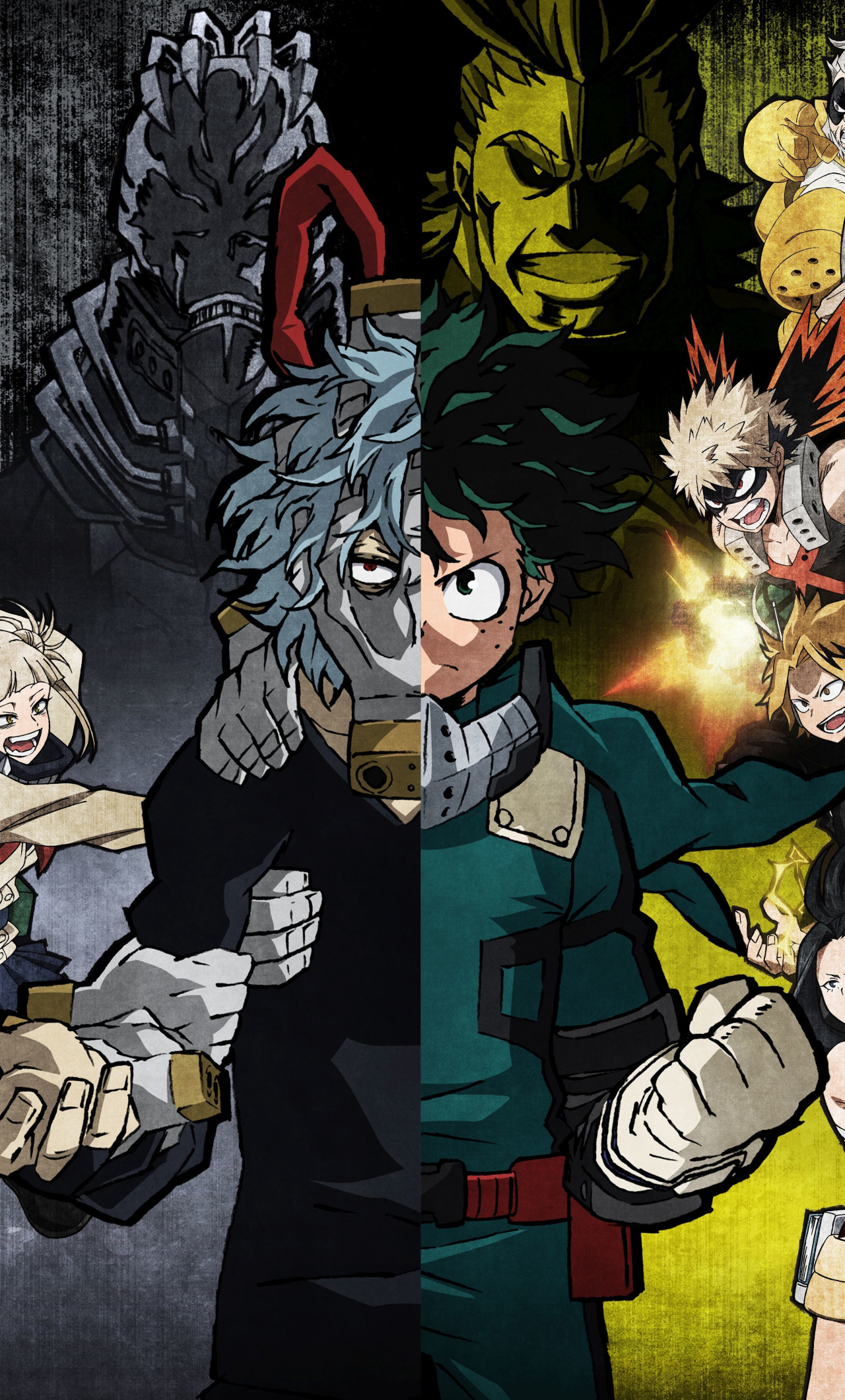 1280x2120 Download  wallpaper my hero academia, izuku, face, Phone