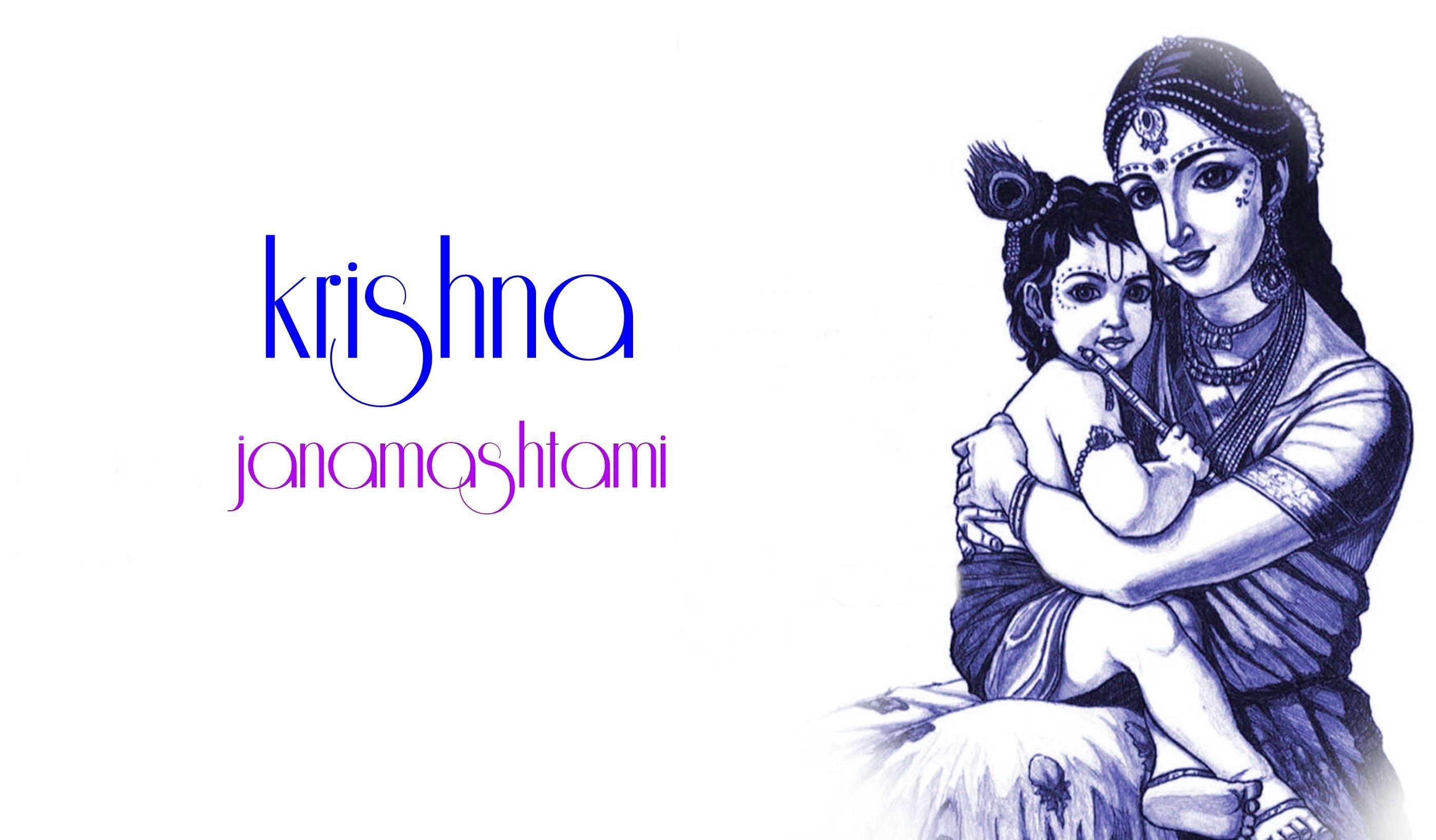 2800x1640 Krishna Janmashtami Yashoda Krishna HD Wallpaper, Desktop