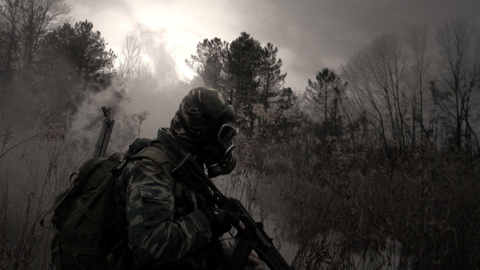 1920x1080 Soldier Gas Mask Wallpaper Download Wallpaper, Desktop