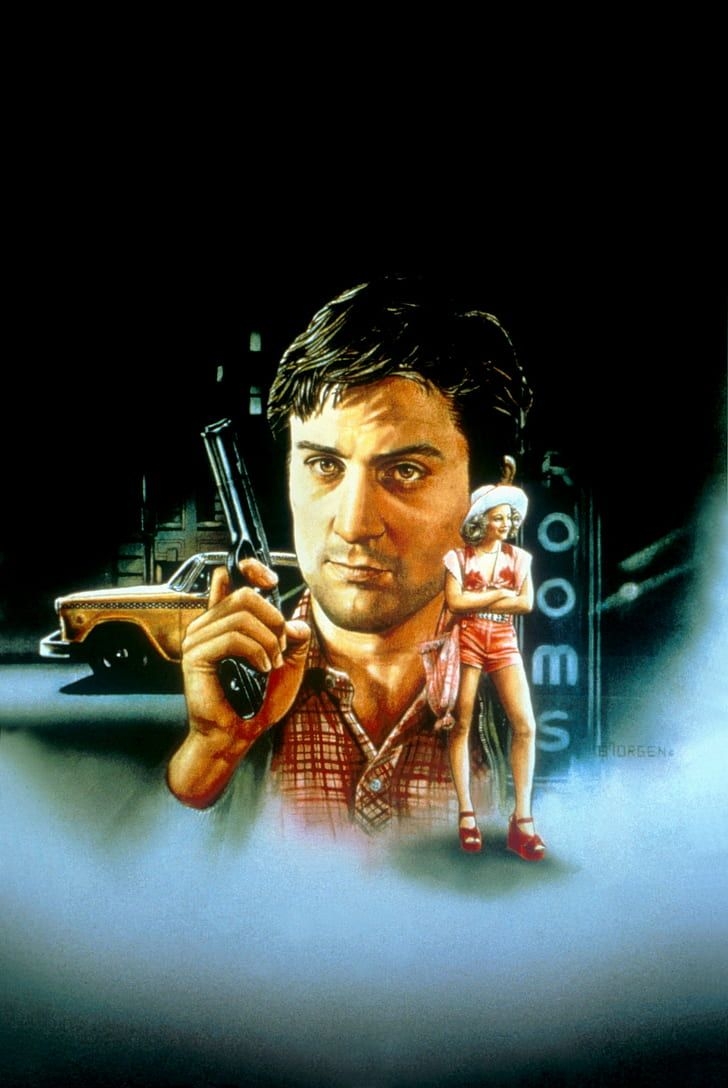 730x1090 HD wallpaper: movies, Robert DeNiro, Taxi Driver, Phone