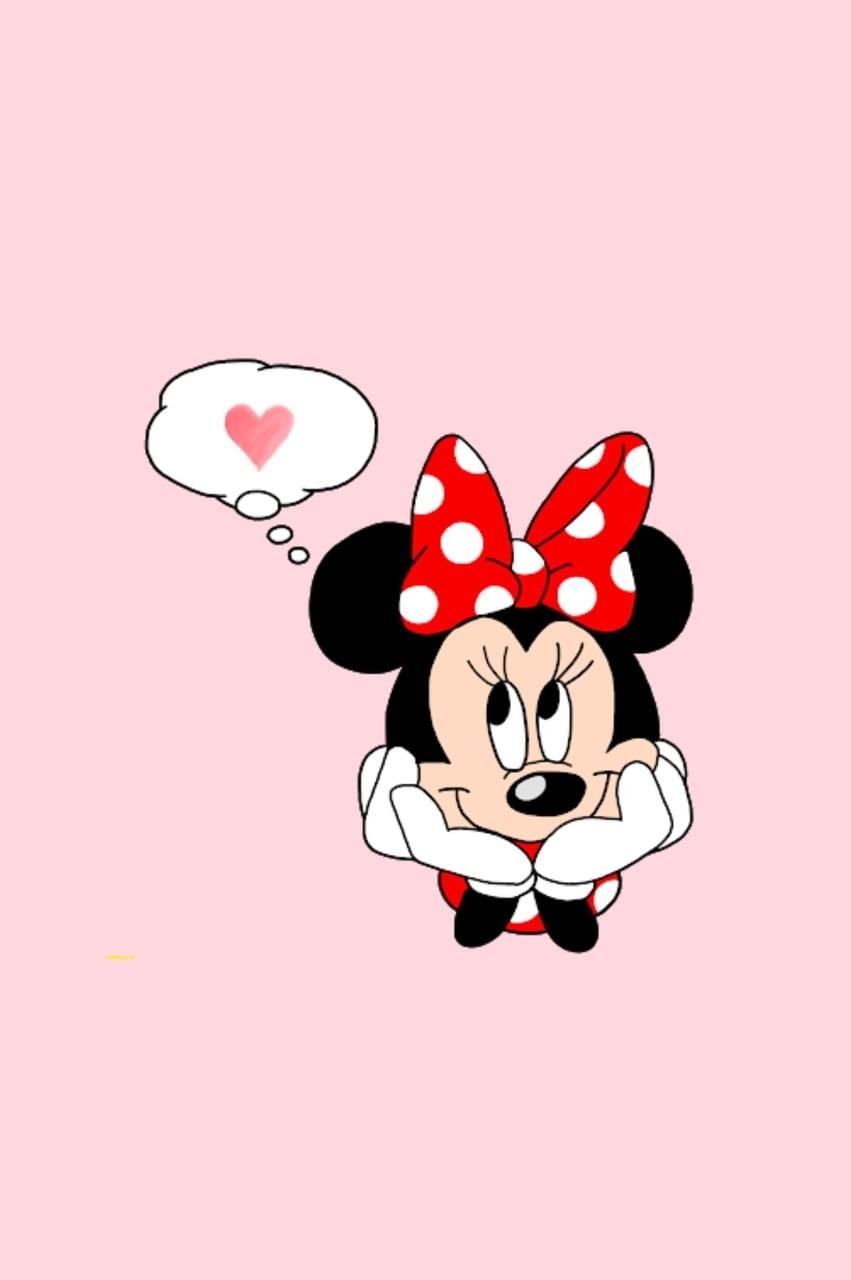 860x1280 Lock Screen Wallpaper Disney Minnie Mouse Aesthetic, Phone