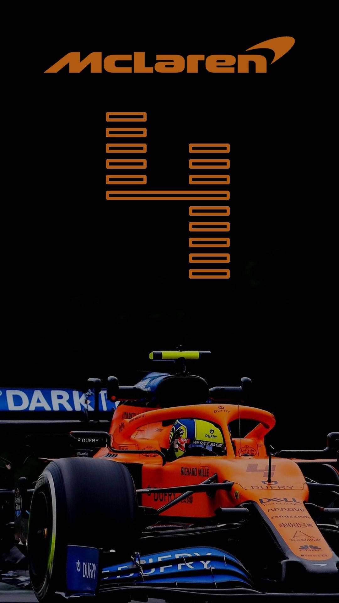 1080x1920 Download Lando Norris' McLaren 4 Wallpaper, Phone