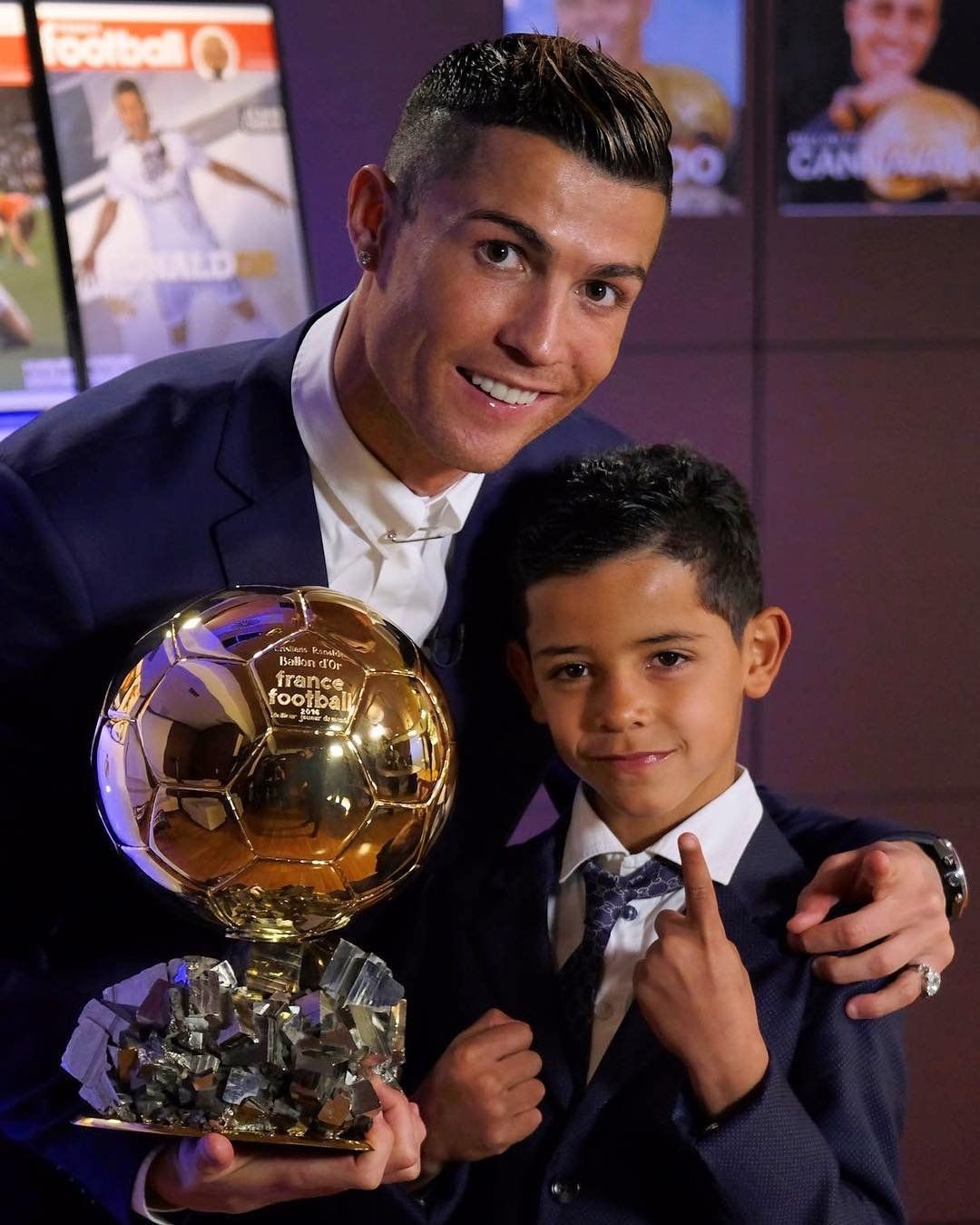 1080x1350 Times Cristiano Ronaldo and His Son, Cristiano Jr., Were Total Twins. Cristiano ronaldo junior, Cristiano ronaldo, Ronaldo junior, Phone