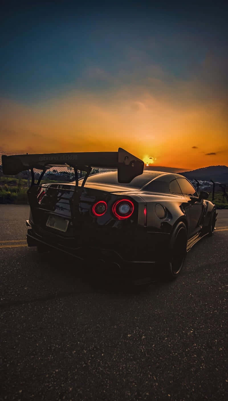 800x1410 Download Sunset Gtr iPhone Wallpaper, Phone