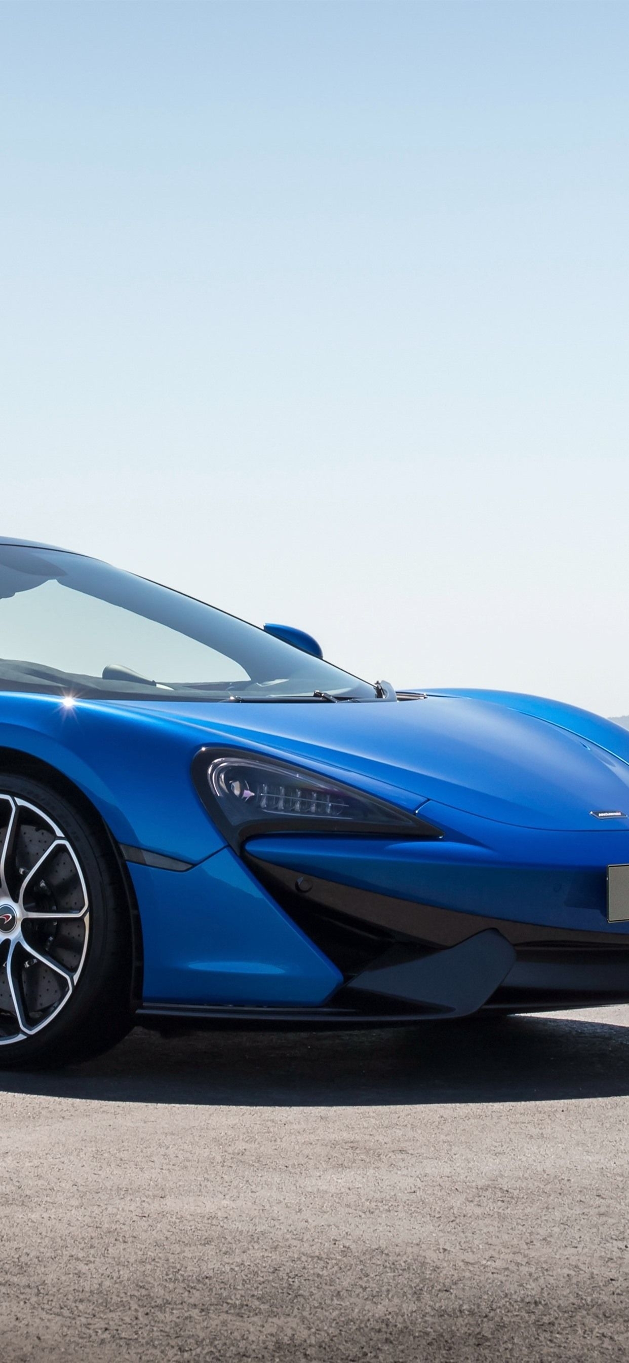 1250x2690 McLaren 570S Blue Supercar  IPhone 11 Pro XS Max, Phone