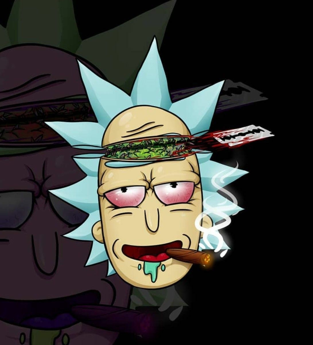 1100x1210 Rick and Morty Weed Wallpaper Free Rick and Morty Weed Background, Phone