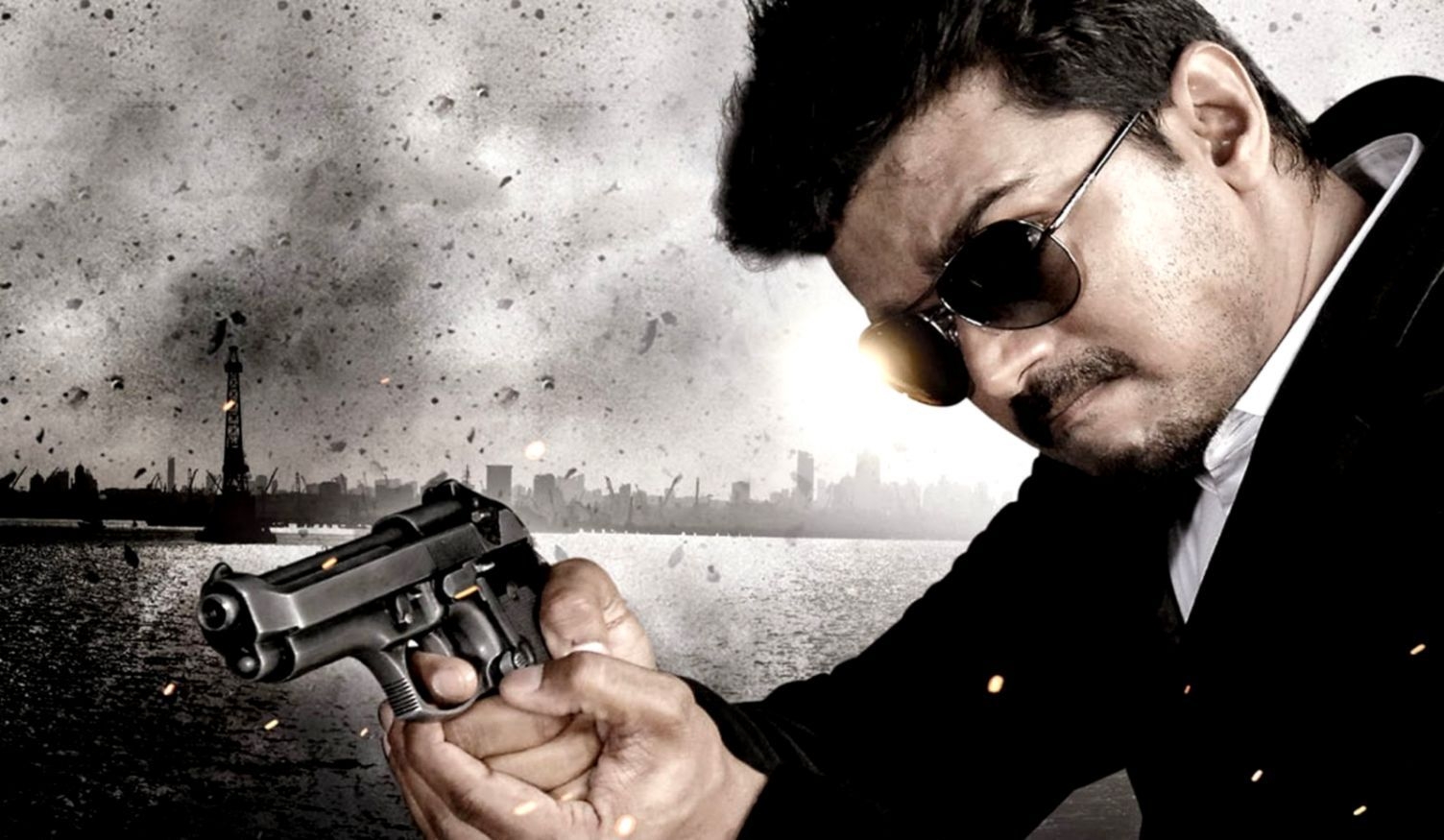 1510x880 Vijay Wallpaper In Thuppakki HD Wallpaper, Desktop