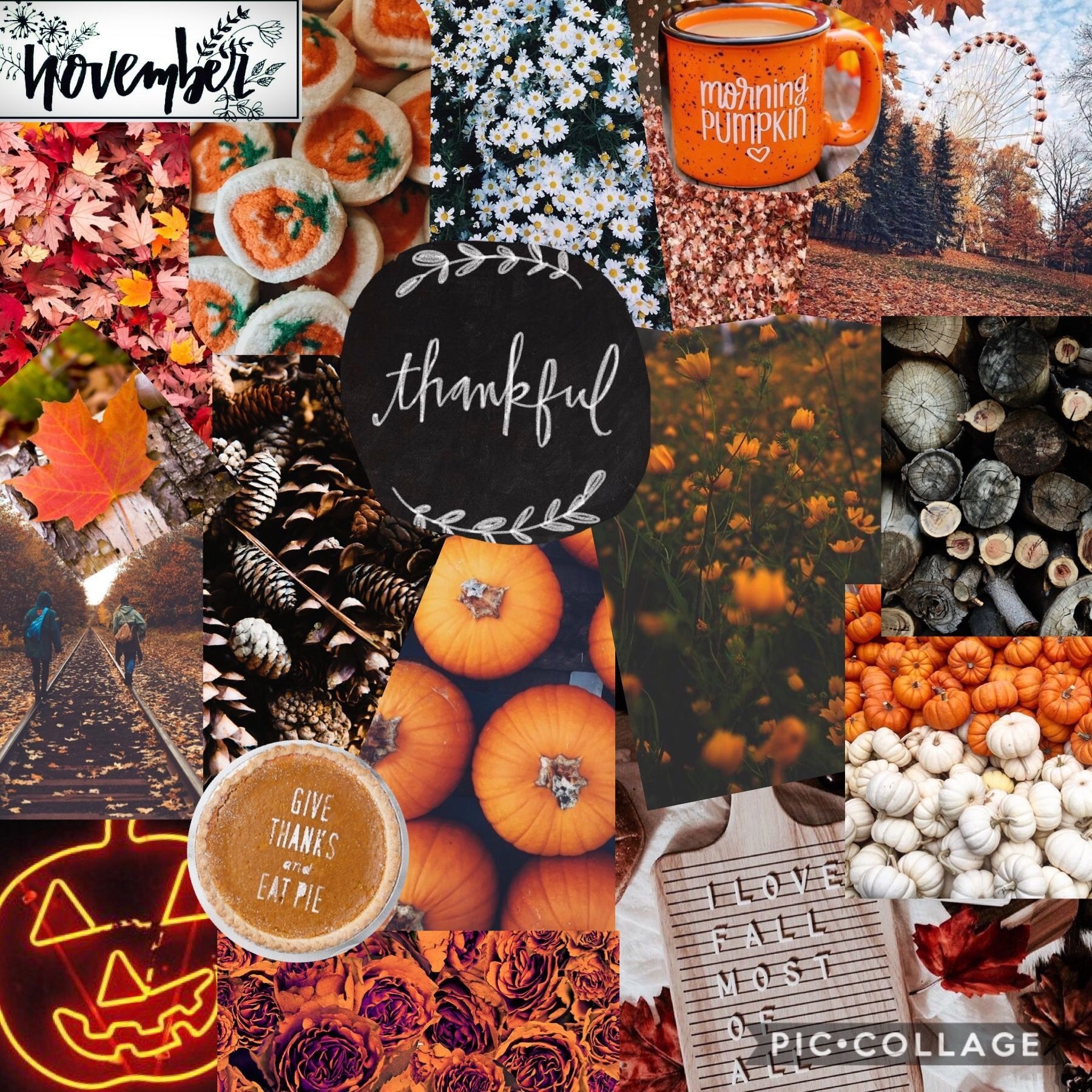 1800x1800 November aesthetic collage. November wallpaper, Aesthetic collage, Aesthetic wallpaper, Phone