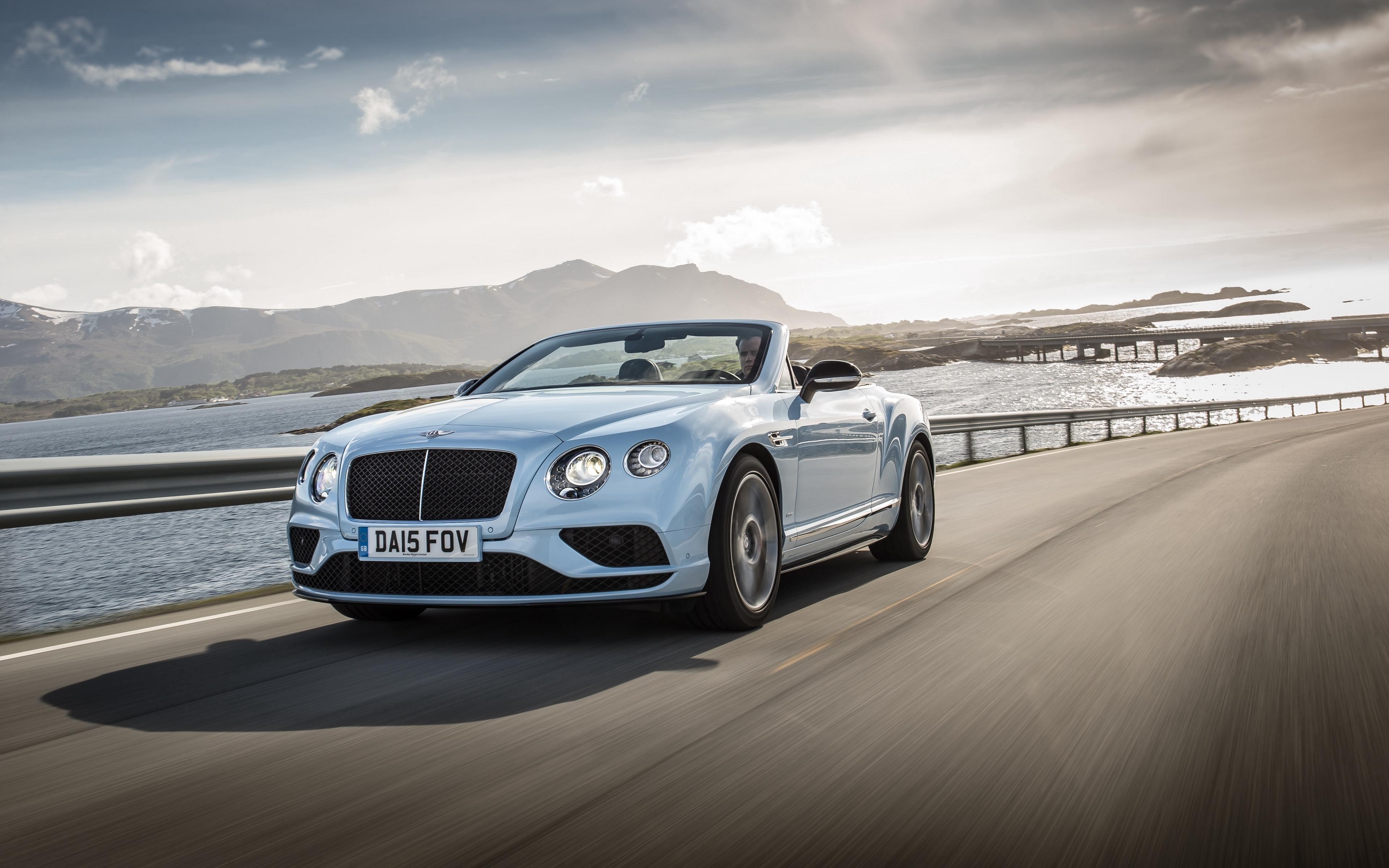 3840x2400 Download wallpaper  bentley, continental, gt, v8, Desktop