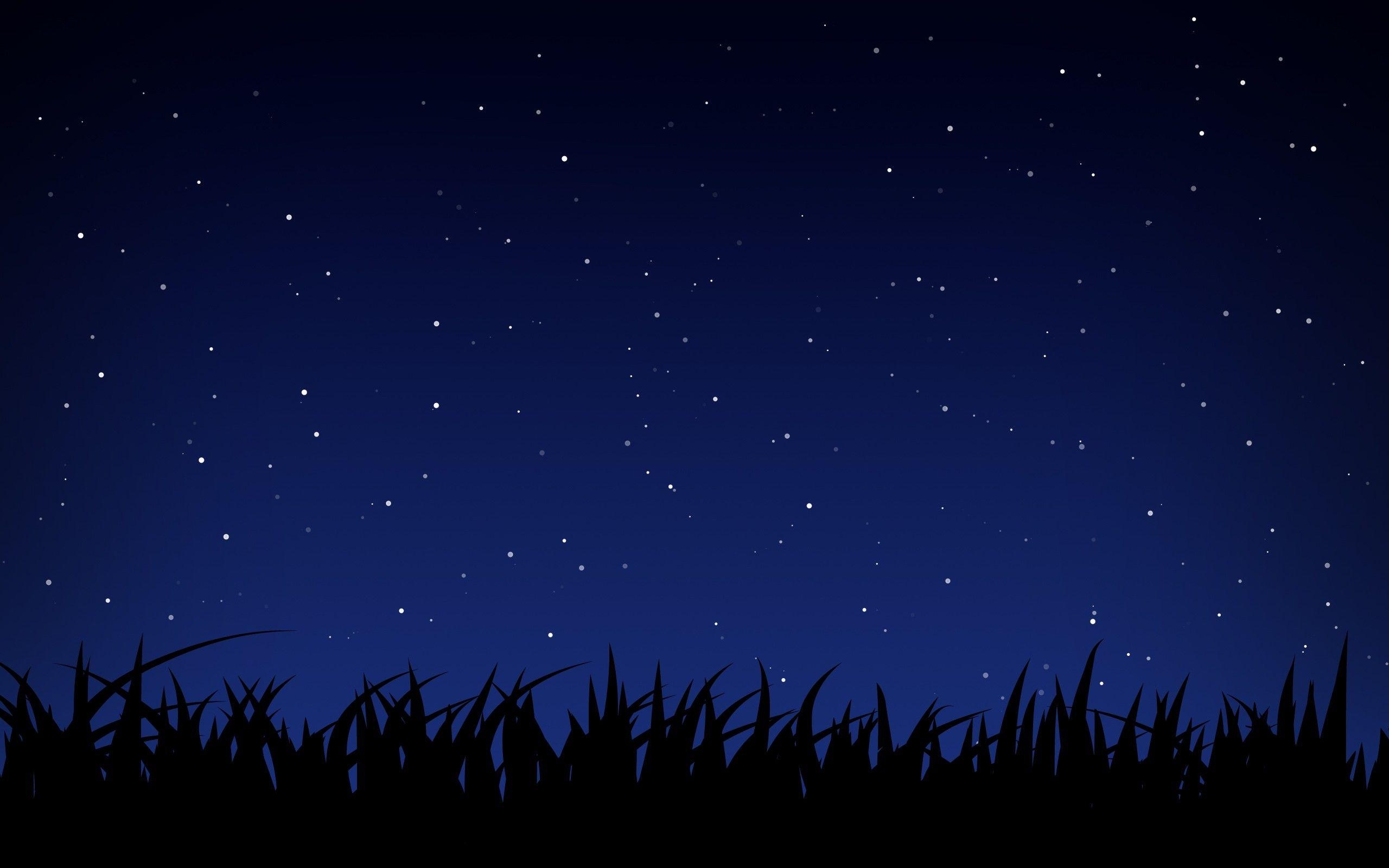 2560x1600 Starry Sky Moonlit Night Space HD wallpaper #, Desktop