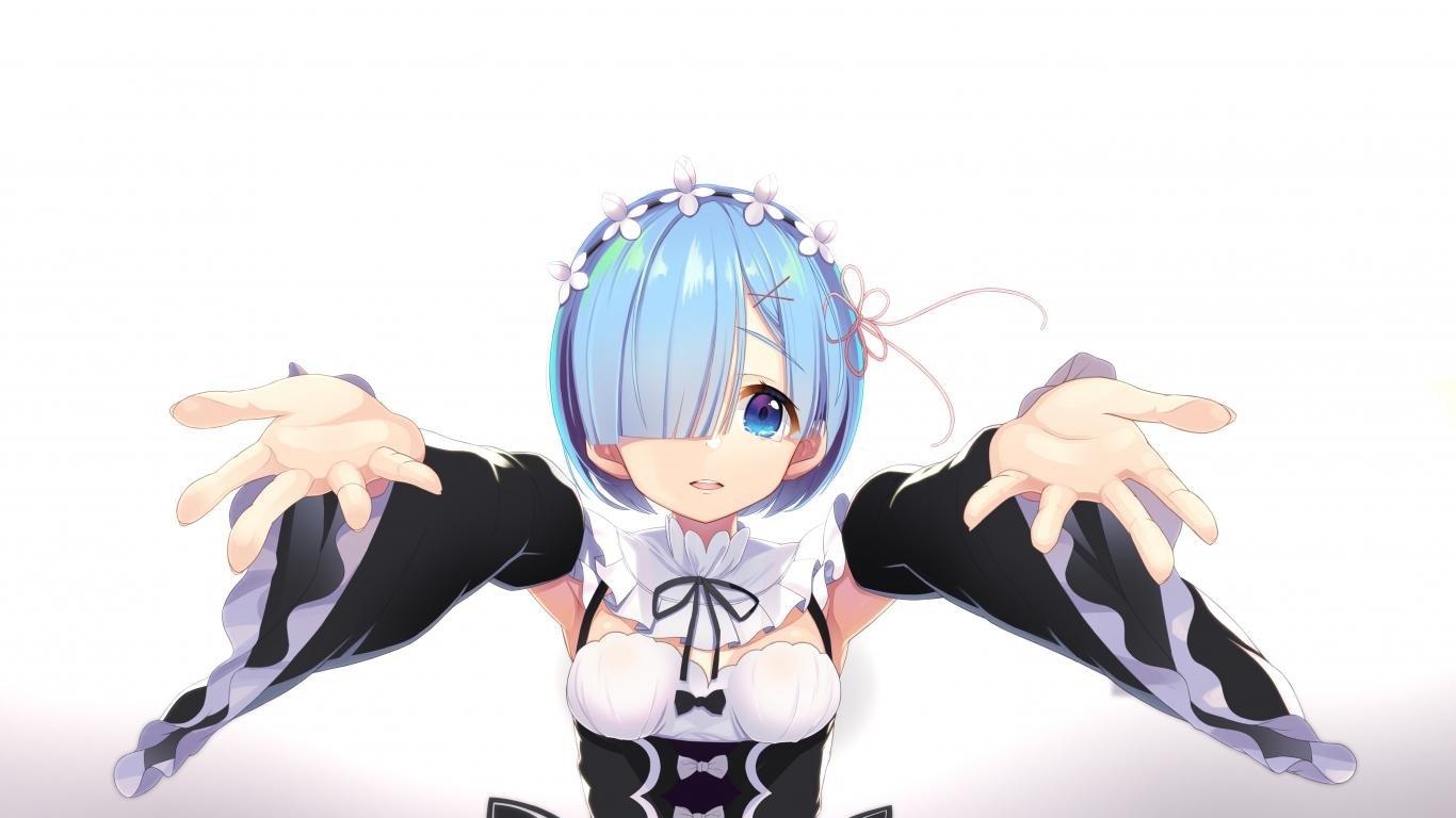 1370x770 Rem (Re:ZERO) wallpaper  (laptop) desktop background, Desktop