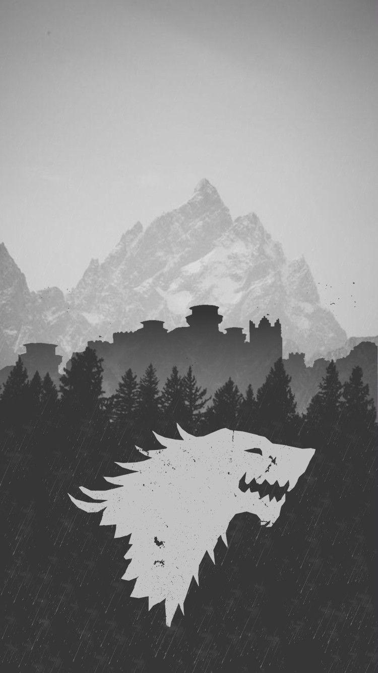 750x1340 House Stark wallpaper. GoT. Game of thrones, Game, Phone