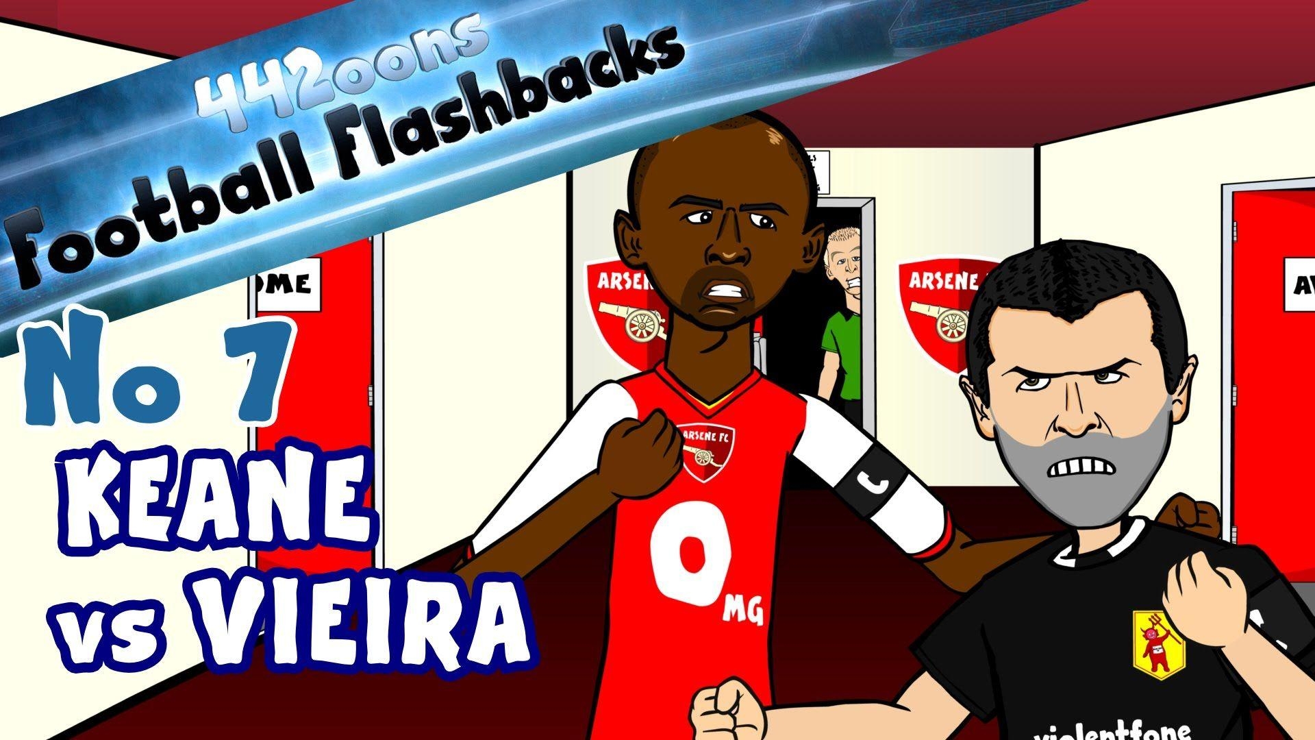 1920x1080 ROY KEANE vs PATRICK VIEIRA HIGHBURY TUNNEL! Football Flashback No7, Desktop