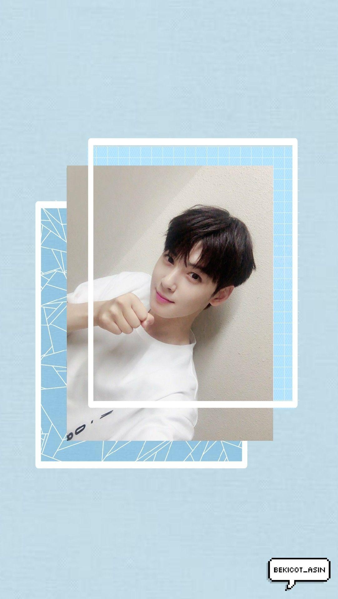 1090x1920 leedongmin #chaeunwoo #Eunwoo #astro #wallpaper #pastel #blue #kpop, Phone