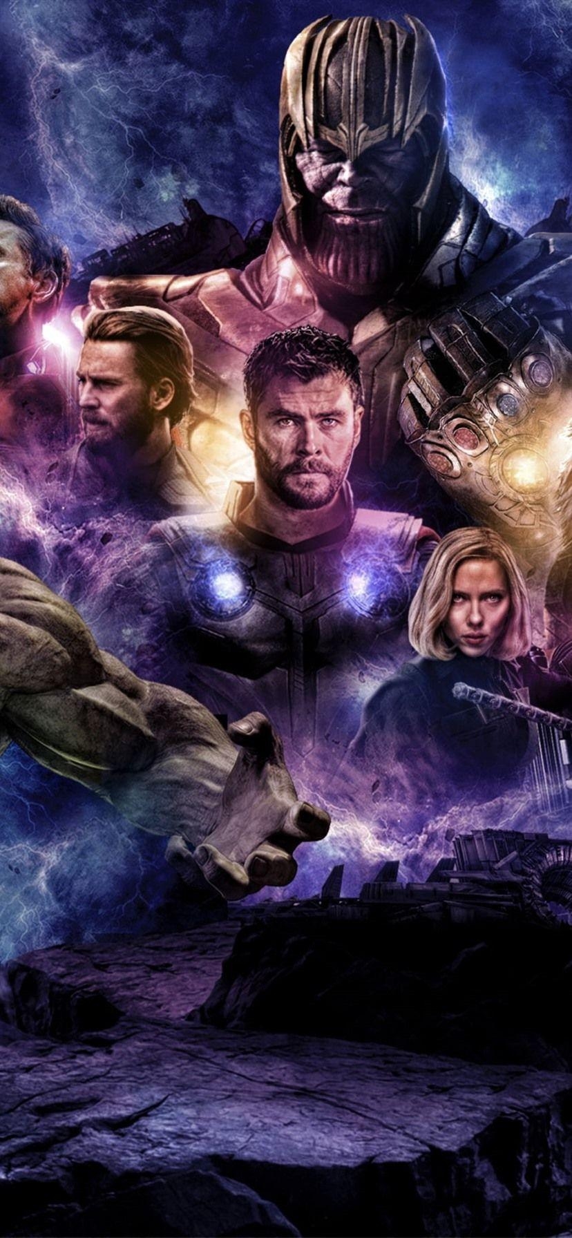 830x1800 Wallpaper Avengers: Endgame, DC Comics movie 2019 3840x2160 UHD 4K, Phone