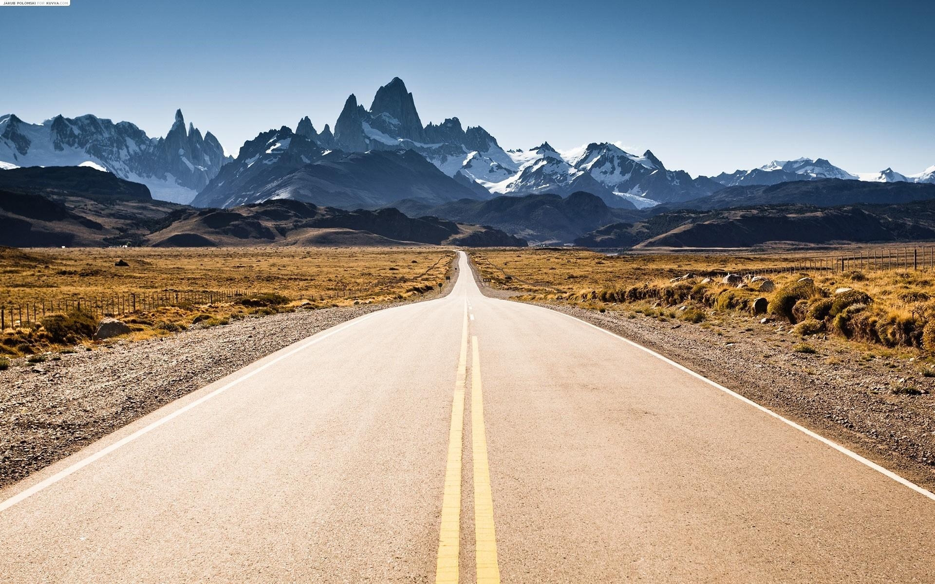 1920x1200 Mountains nature roads windows 8 fitz roy wallpaperx1200, Desktop