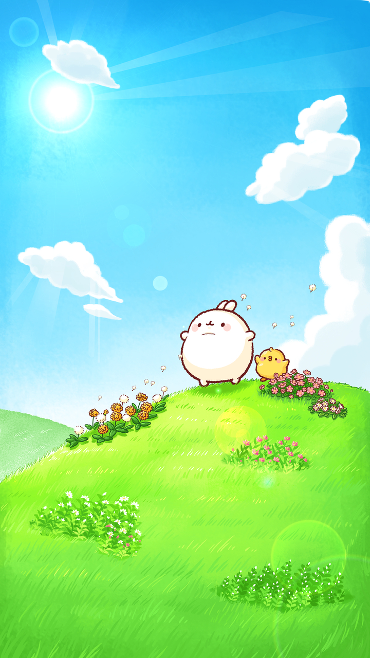 720x1280 image about molang. See more about molang, cute and kawaii, Phone