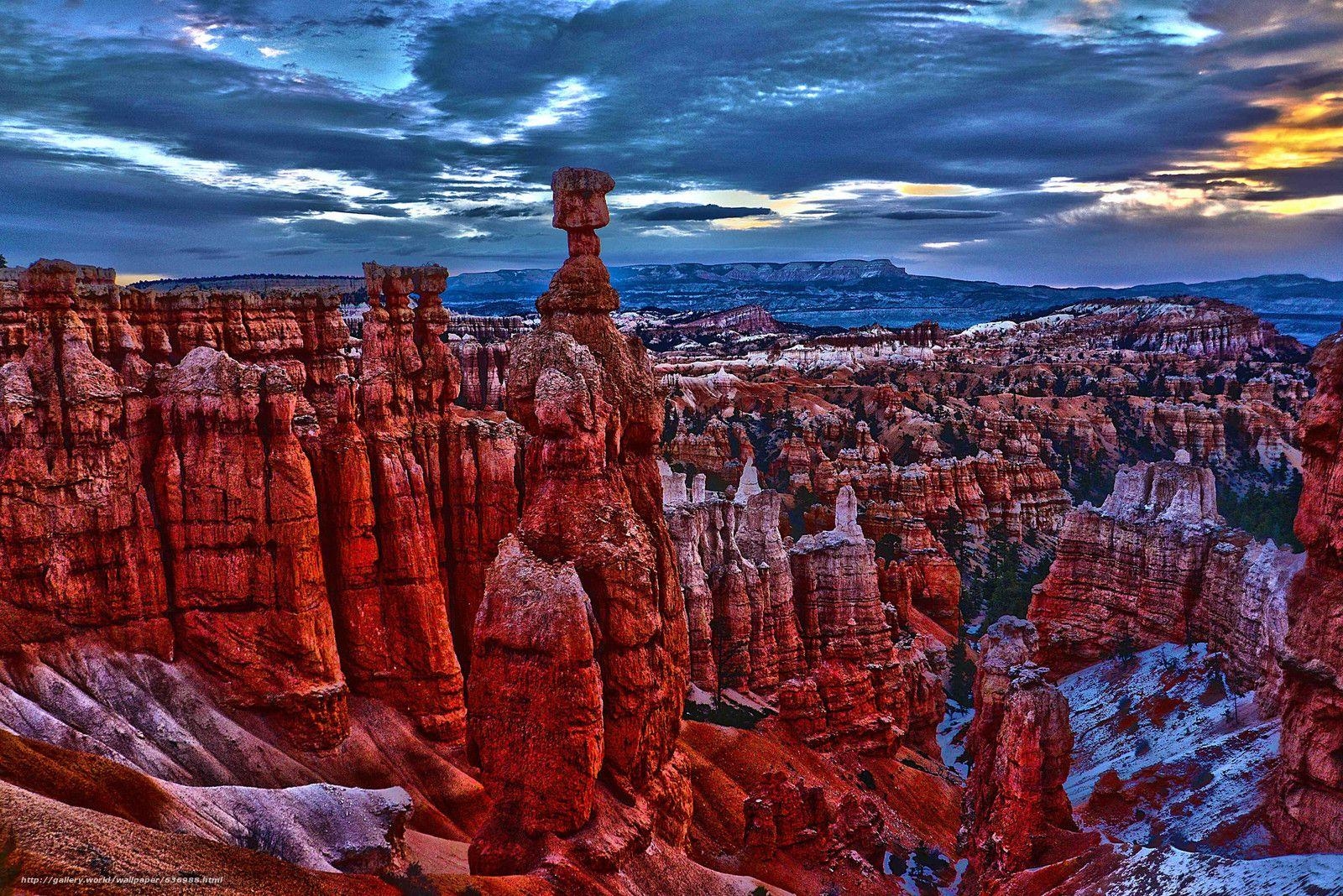 1600x1070 Download wallpaper Bryce Canyon National Park, Panguich Utah, Desktop