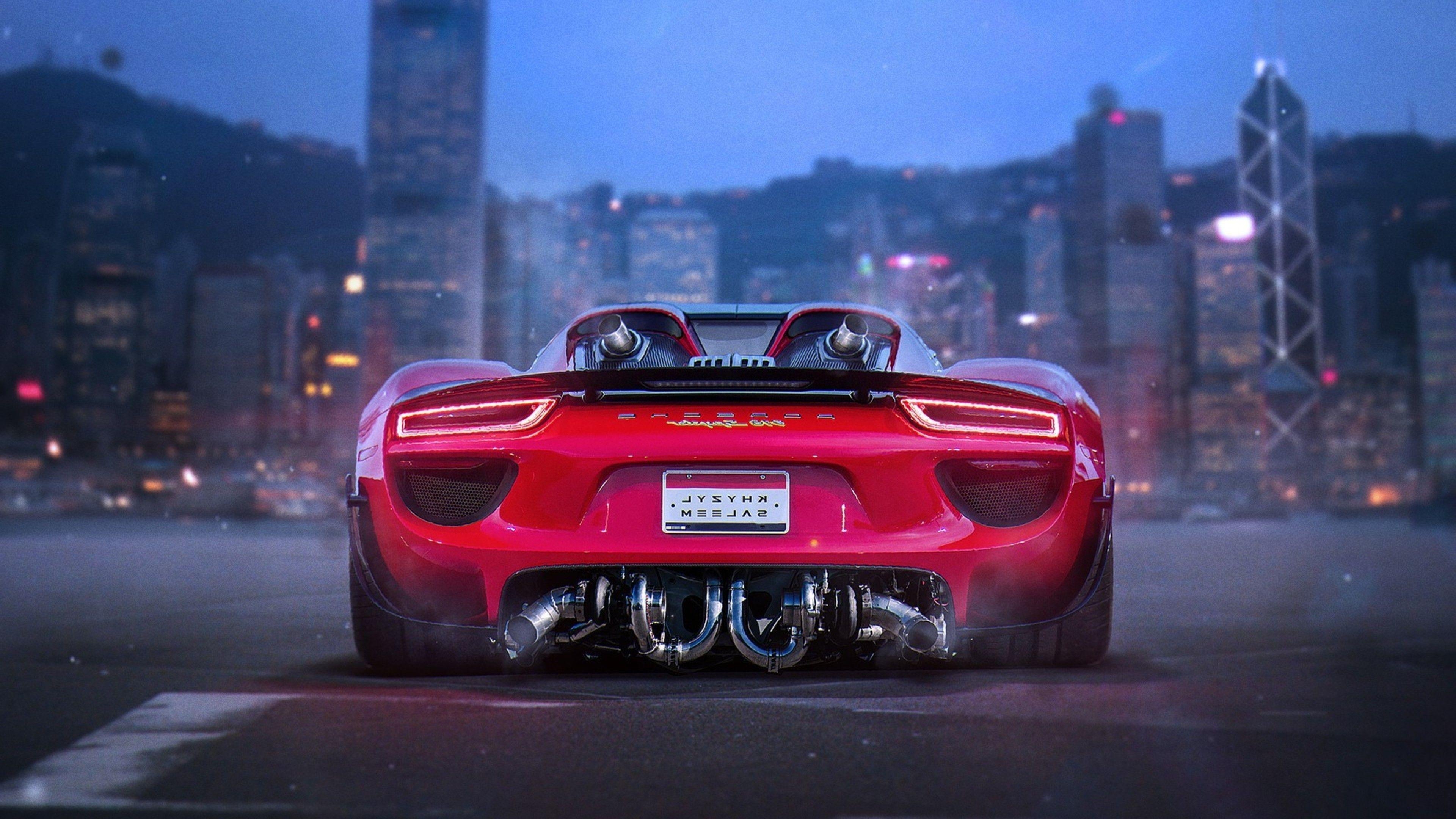 3840x2160 Porsche 918 Spyder HD, HD Cars, 4k Wallpaper, Image, Background, Desktop