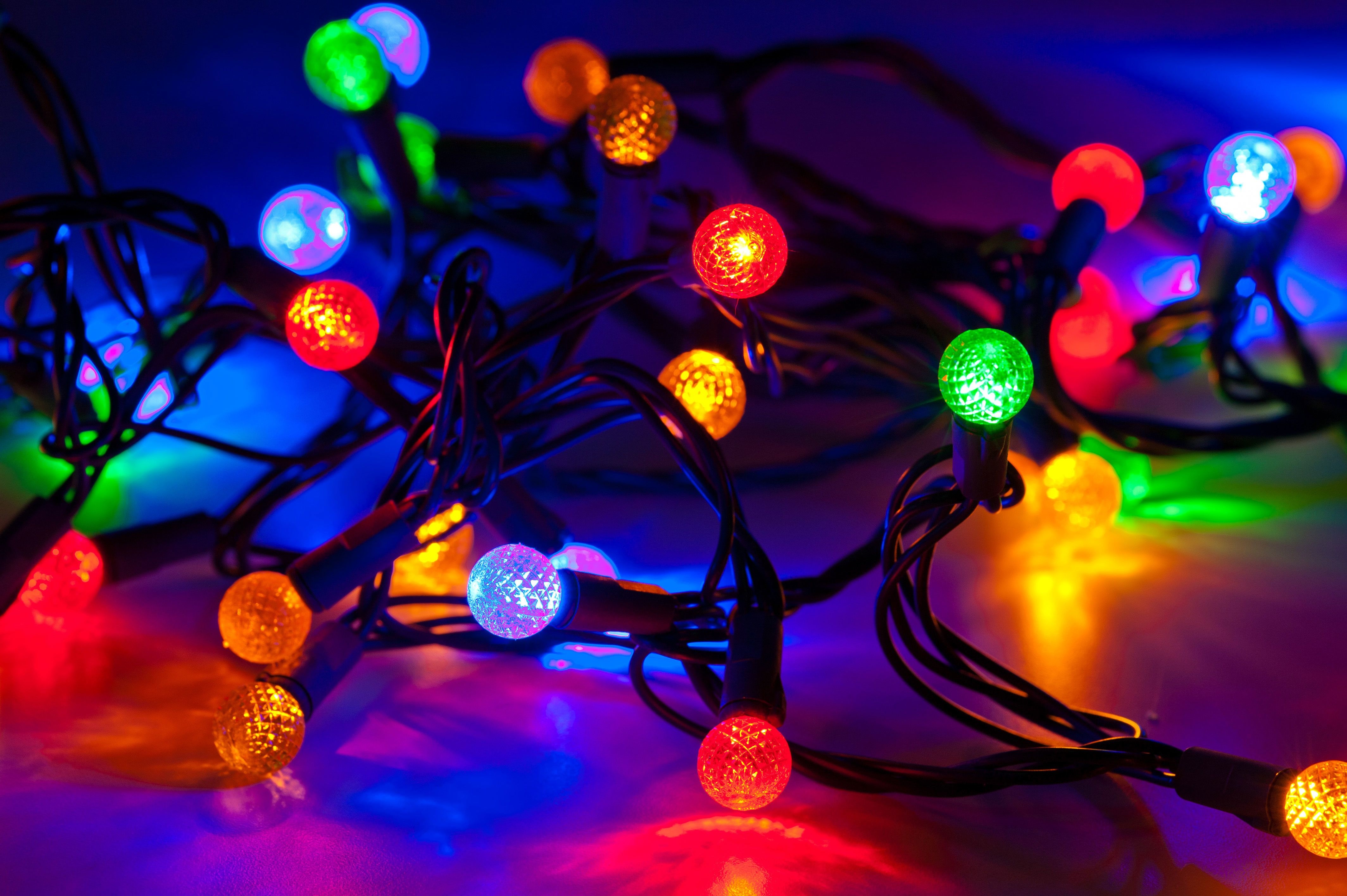 4260x2840 Party Lights 4K Wallpaper, Christmas Lights, Colorful, Celebrations Christmas, Desktop