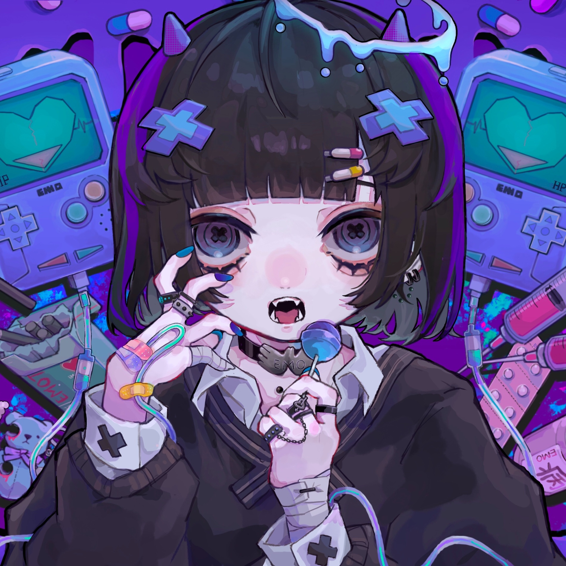 1900x1900 Emo Anime Girl Pfp Anime Girl Profile Picture, Pfp, Avatar, Dp, icon [ HQ ], Phone