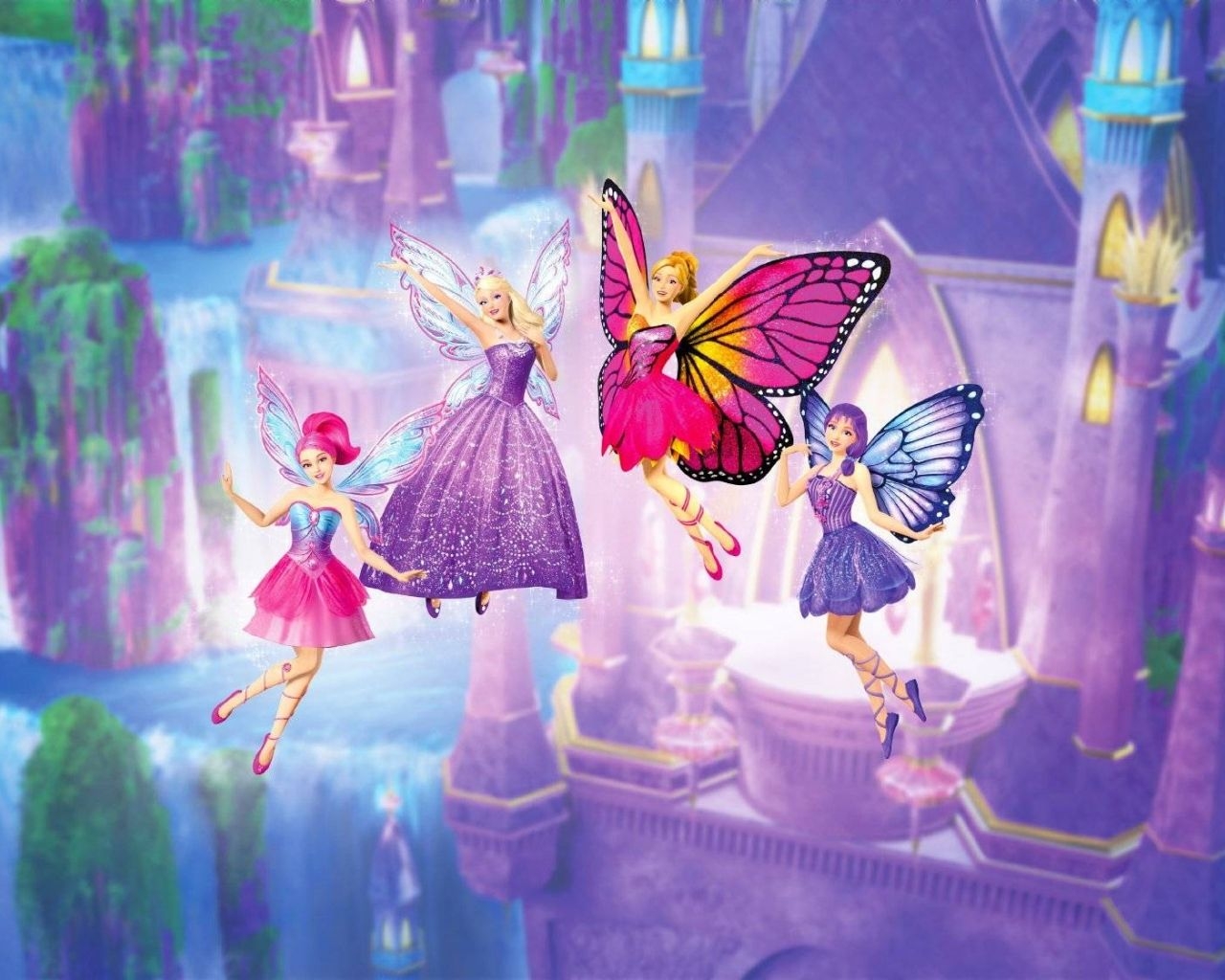 1280x1030 Free download Barbie Mariposa and the Fairy Princess Wallpaper 3, Desktop