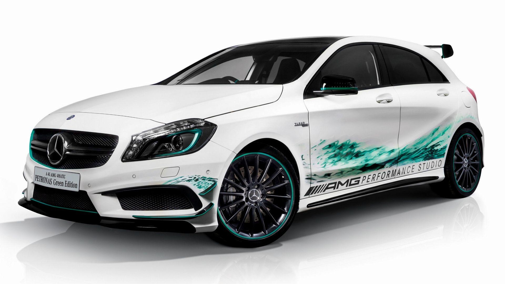 1920x1080 Mercedes Benz A 45 AMG Petronas Green Edition (2014) JP Wallpaper, Desktop