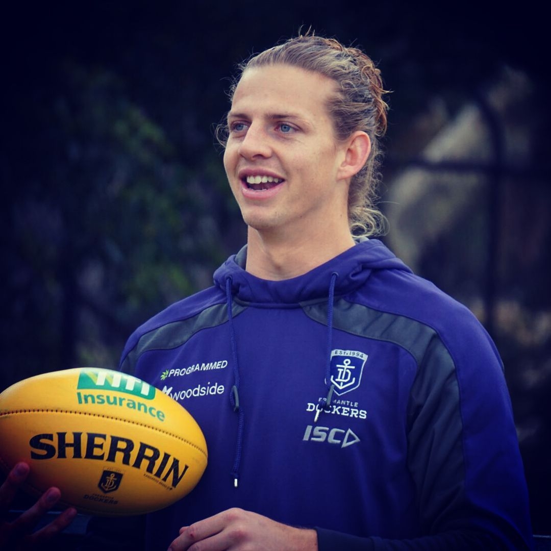 1080x1080 Capt. Nat Fyfe; Fremantle Dockers, AFL 2017. Cute guys, Cute boys, Phone