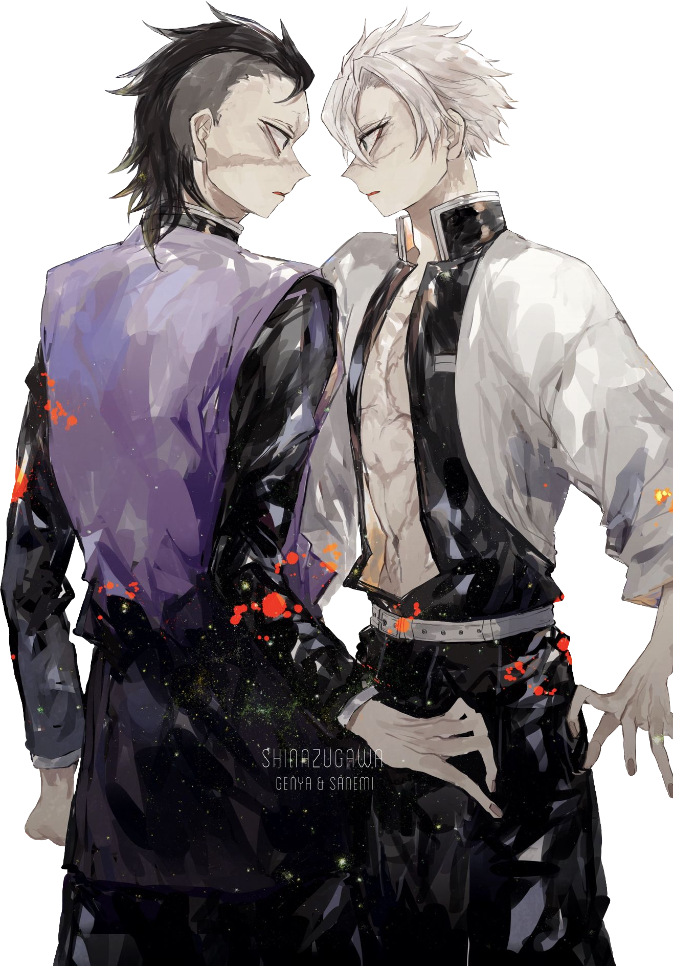 1320x1890 tsundere brothers ✨ genya sanemi shinazugawa brothers s, Phone