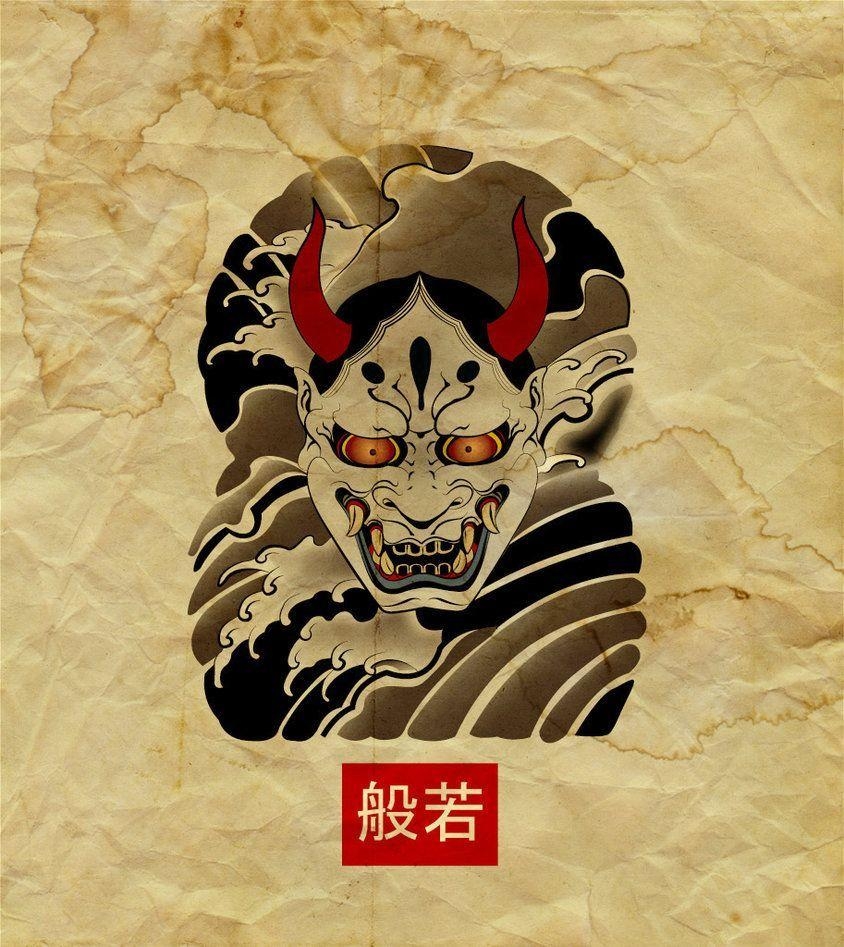 850x950 Japanese Hannya Wallpaper Free Japanese Hannya Background, Phone