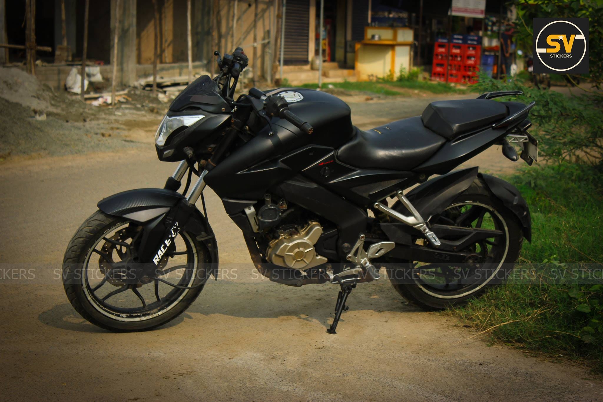 2050x1370 Meet Bajaj Pulsar Ns200 Matte Black Edition By Sv Stickers, Desktop