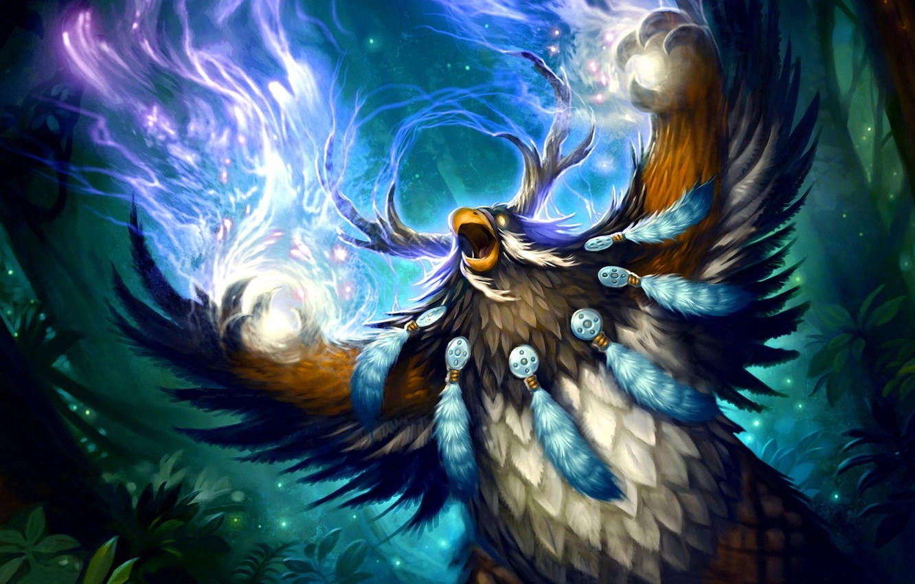 1340x850 Wallpaper wow, world of warcraft, druid image for desktop, section игры, Desktop