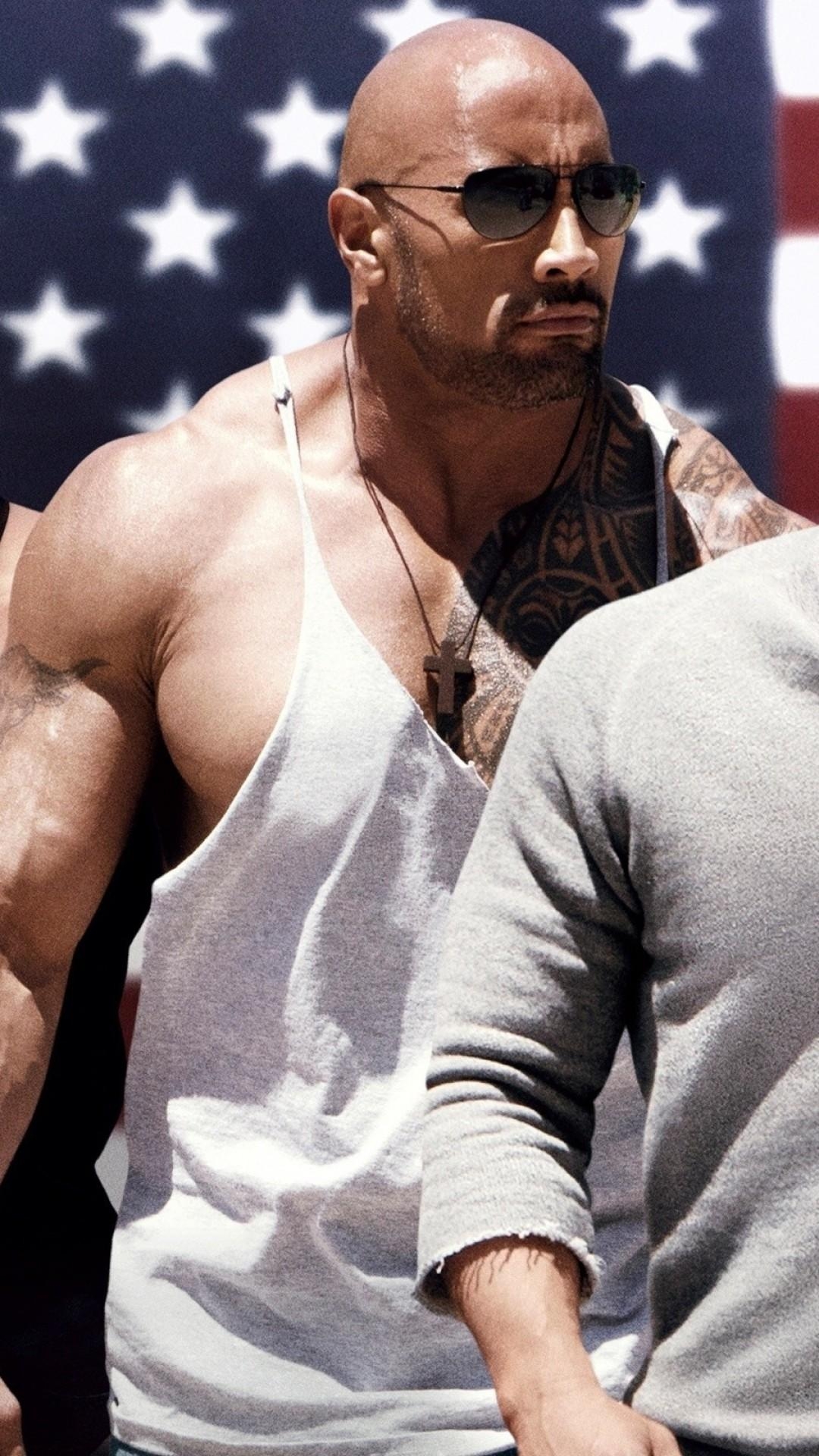 1080x1920 Dwayne Johnson iPhone 7 Plus Wallpaper Download, Phone