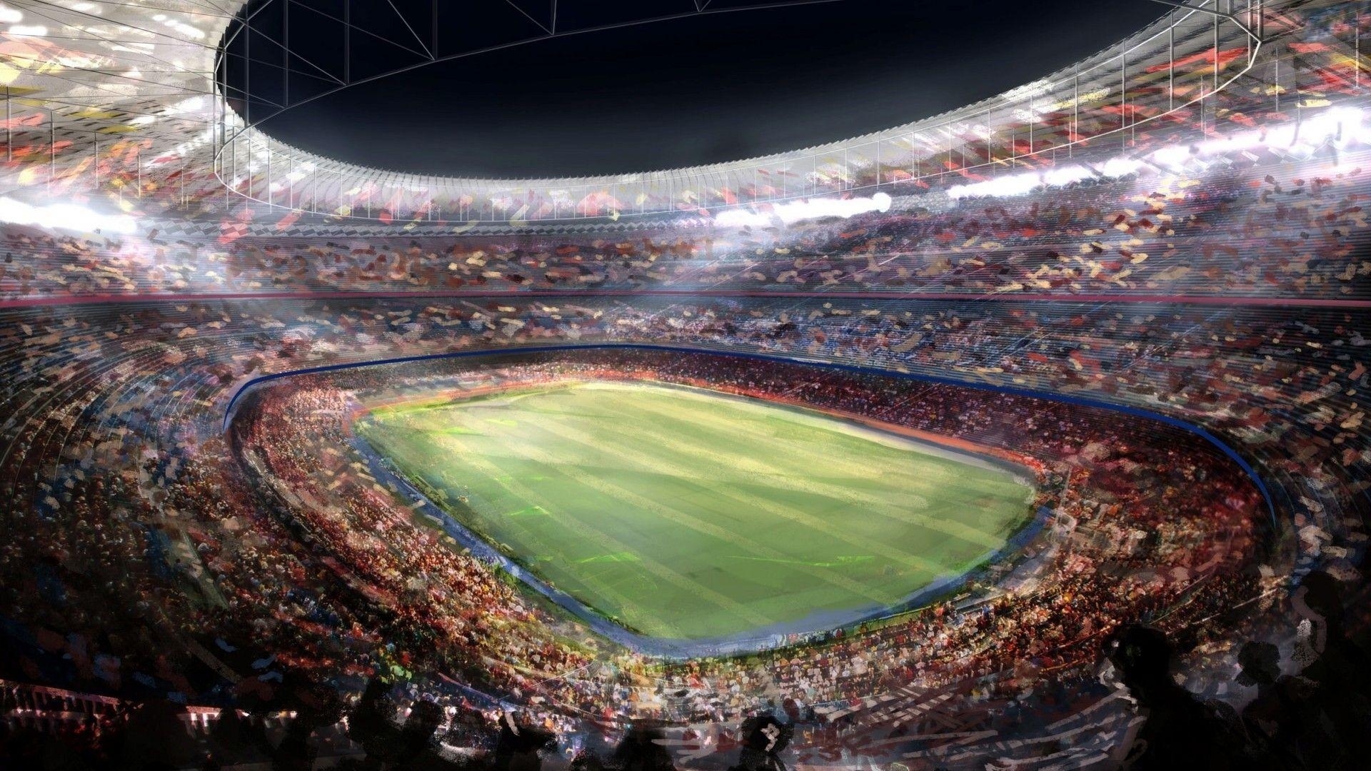 1920x1080 HD Soccer Stadium Wallpaper, Desktop