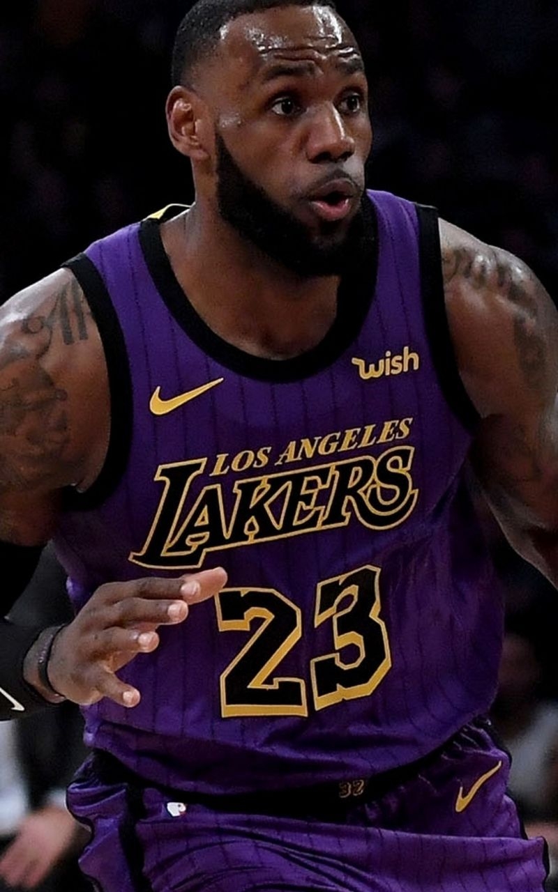 800x1280 Free download LeBron James LA Lakers Wallpaper iPhone HD 2020, Phone