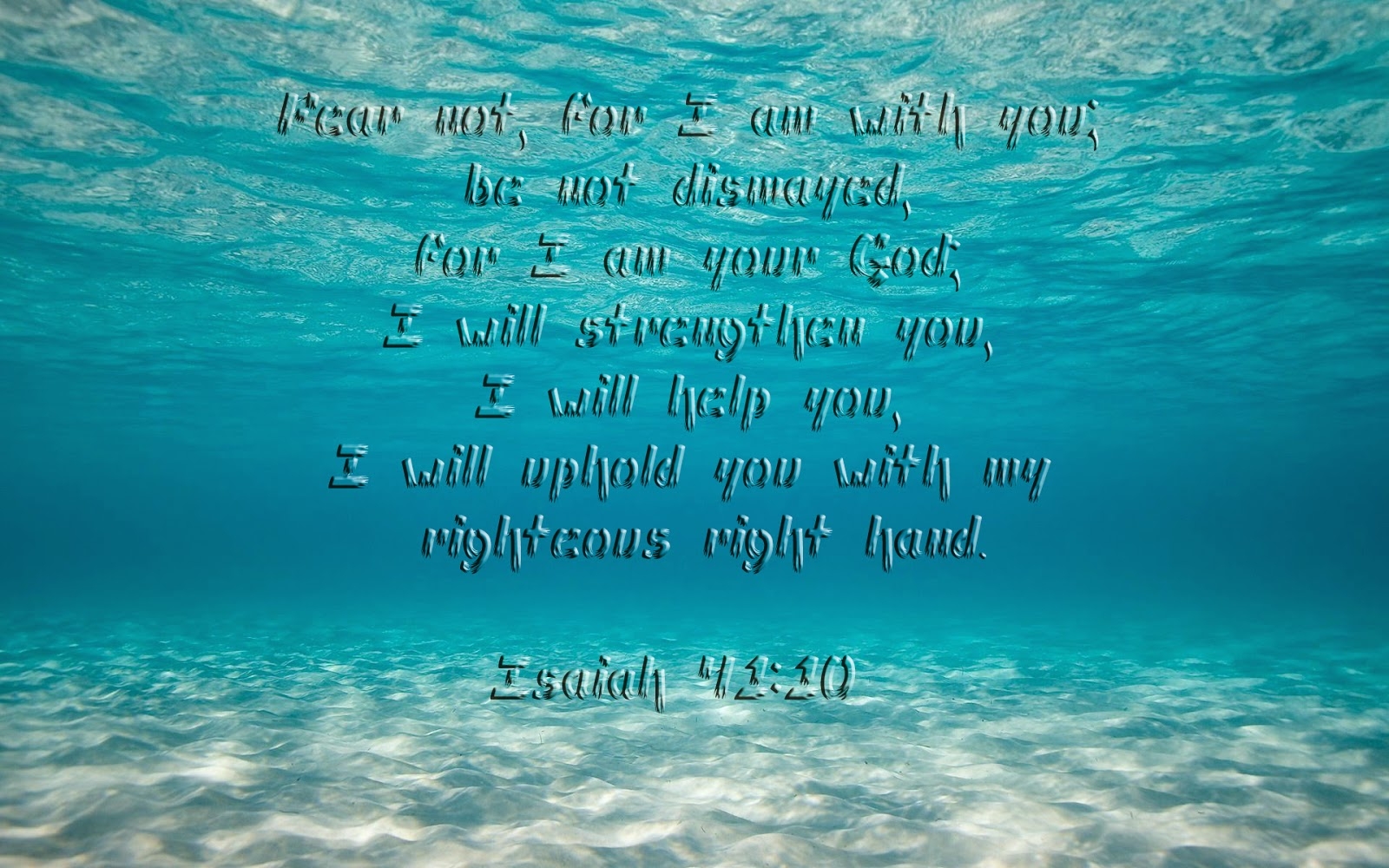 1600x1000 Scripture Wallpaper: Isaiah 41 10 Bible Verse Wallpaper, Desktop