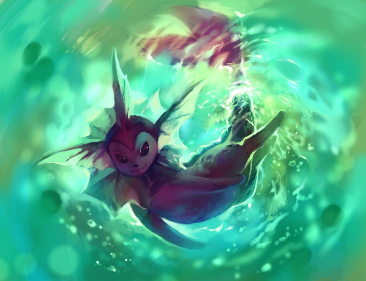 1280x990 Cool Vaporeon Wallpaper, Desktop