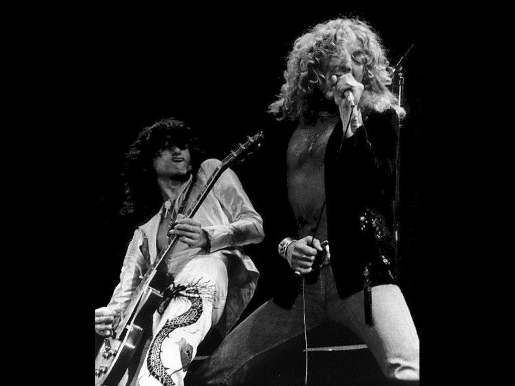 1030x770 Led Zeppelin, Jimmy Page et Robert Plant en live, Wallpaper Metal, Desktop