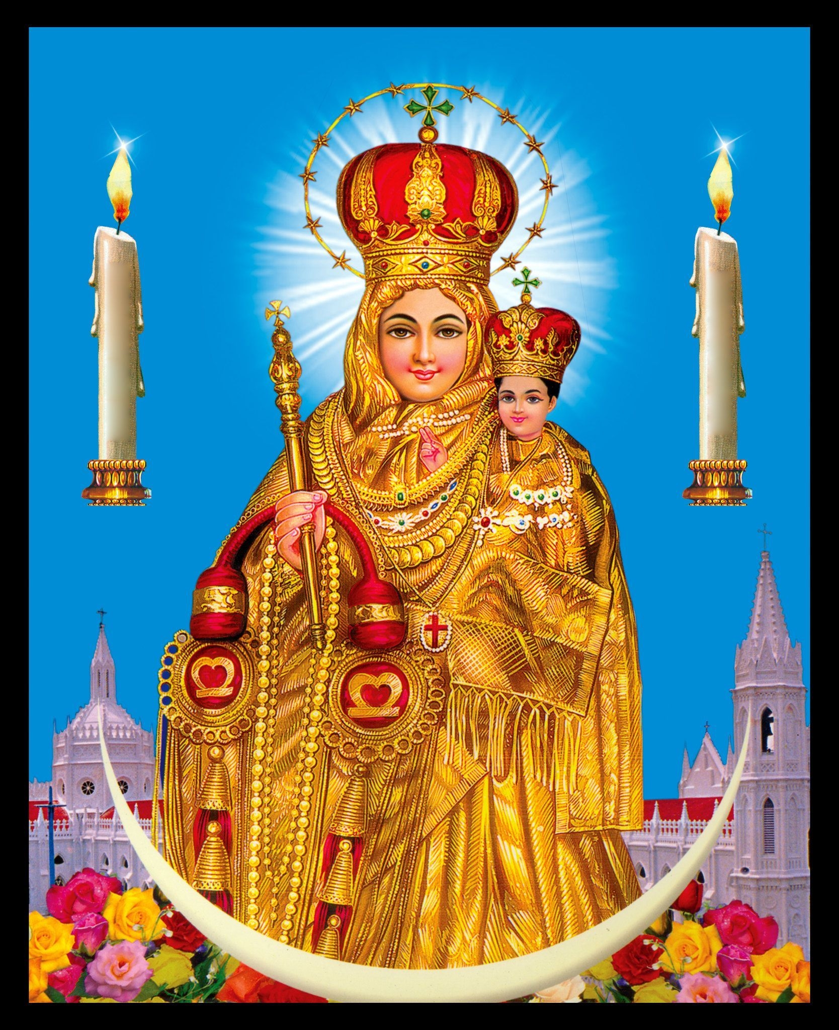 1670x2050 Vailanganni Matha. Mother mary image, Mother mary picture, Image of mary, Phone