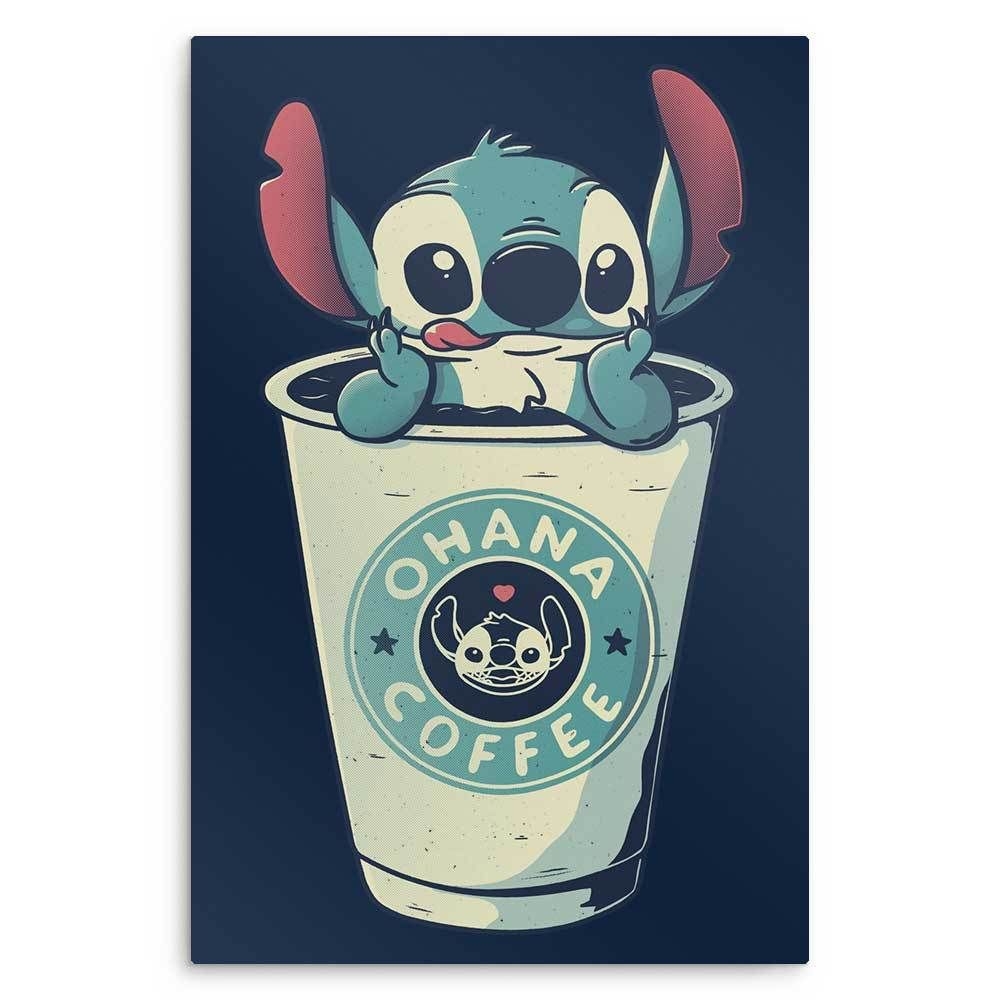 1000x1000 Ohana Coffee Print. Cute disney wallpaper, Cute disney picture, Cute stitch, Phone