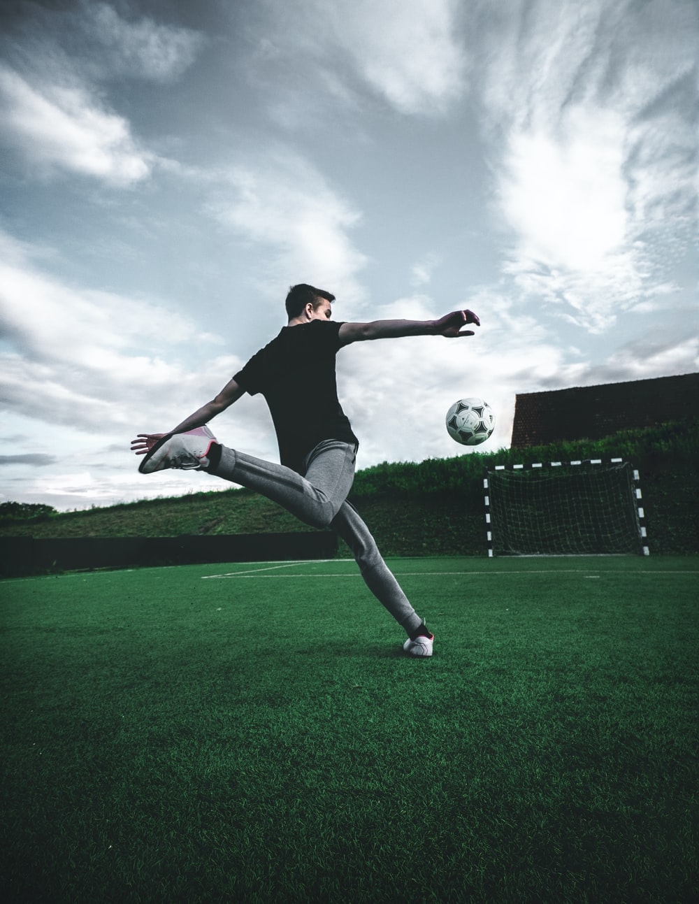 1000x1300 Kicking Ball Picture. Download Free Image, Phone