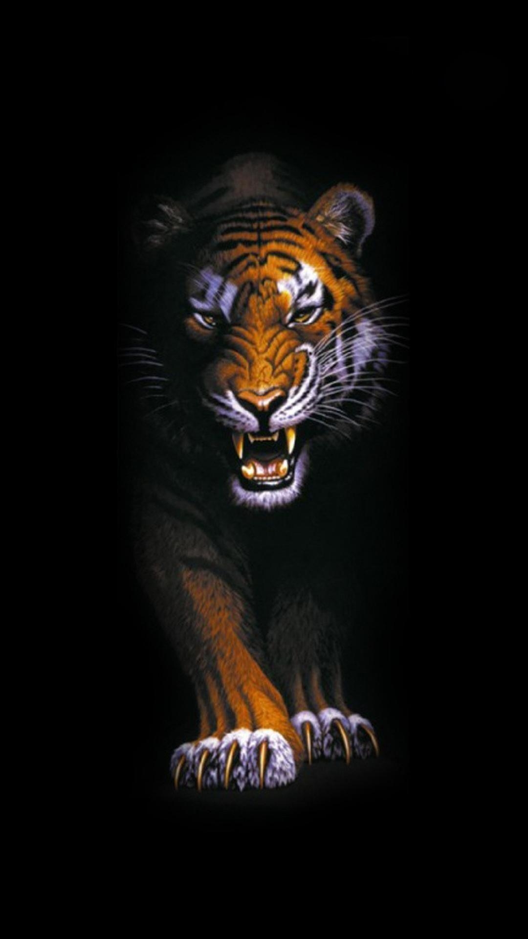 1080x1920 Tiger HD Wallpaper For Mobile, Phone