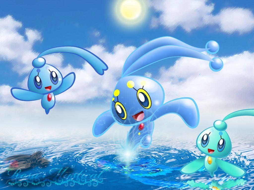 1030x770 Manaphy And Phione By Rosa Mystical, Desktop