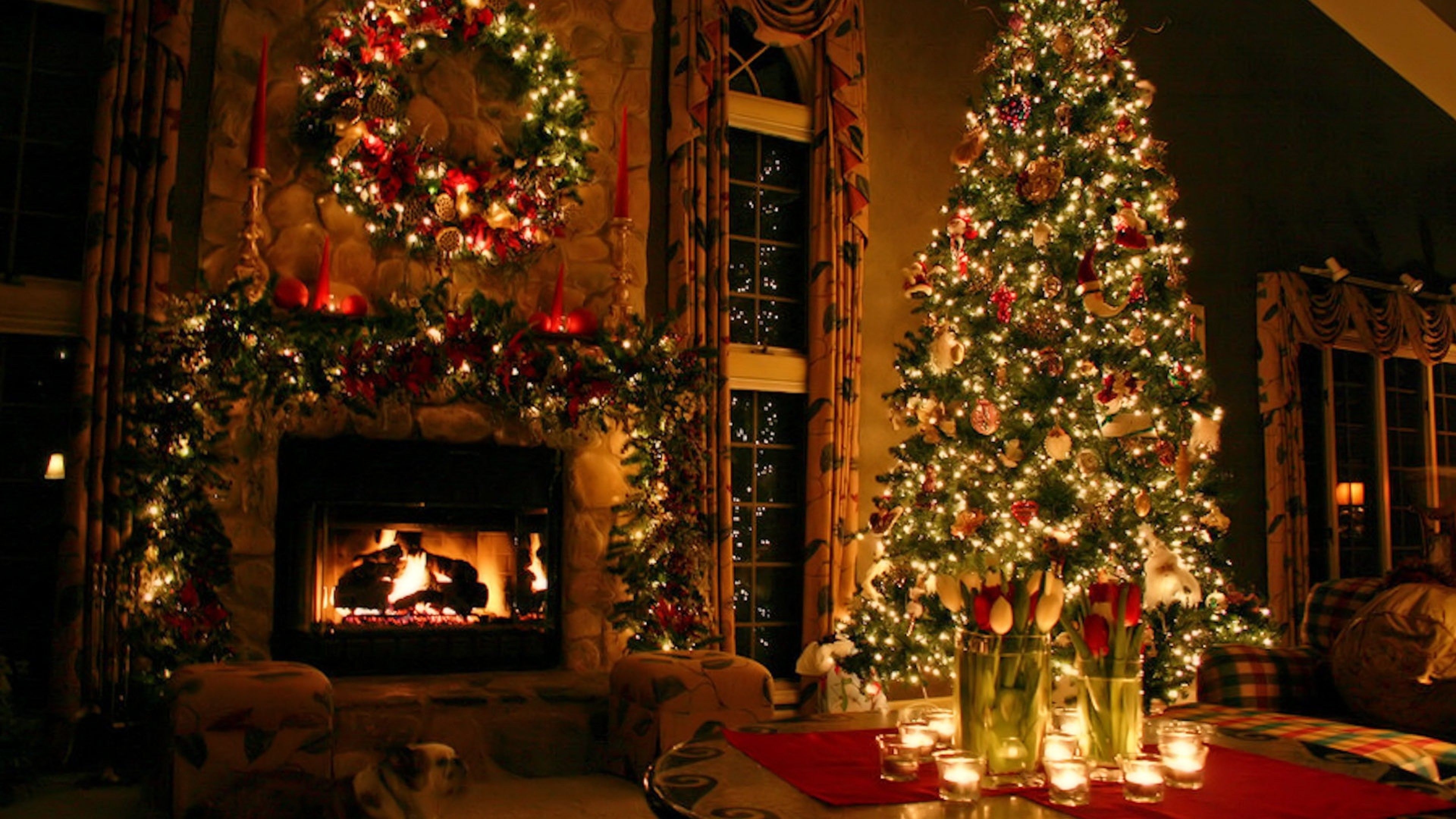 3840x2160 hd wallpaper cozy christmas, Desktop