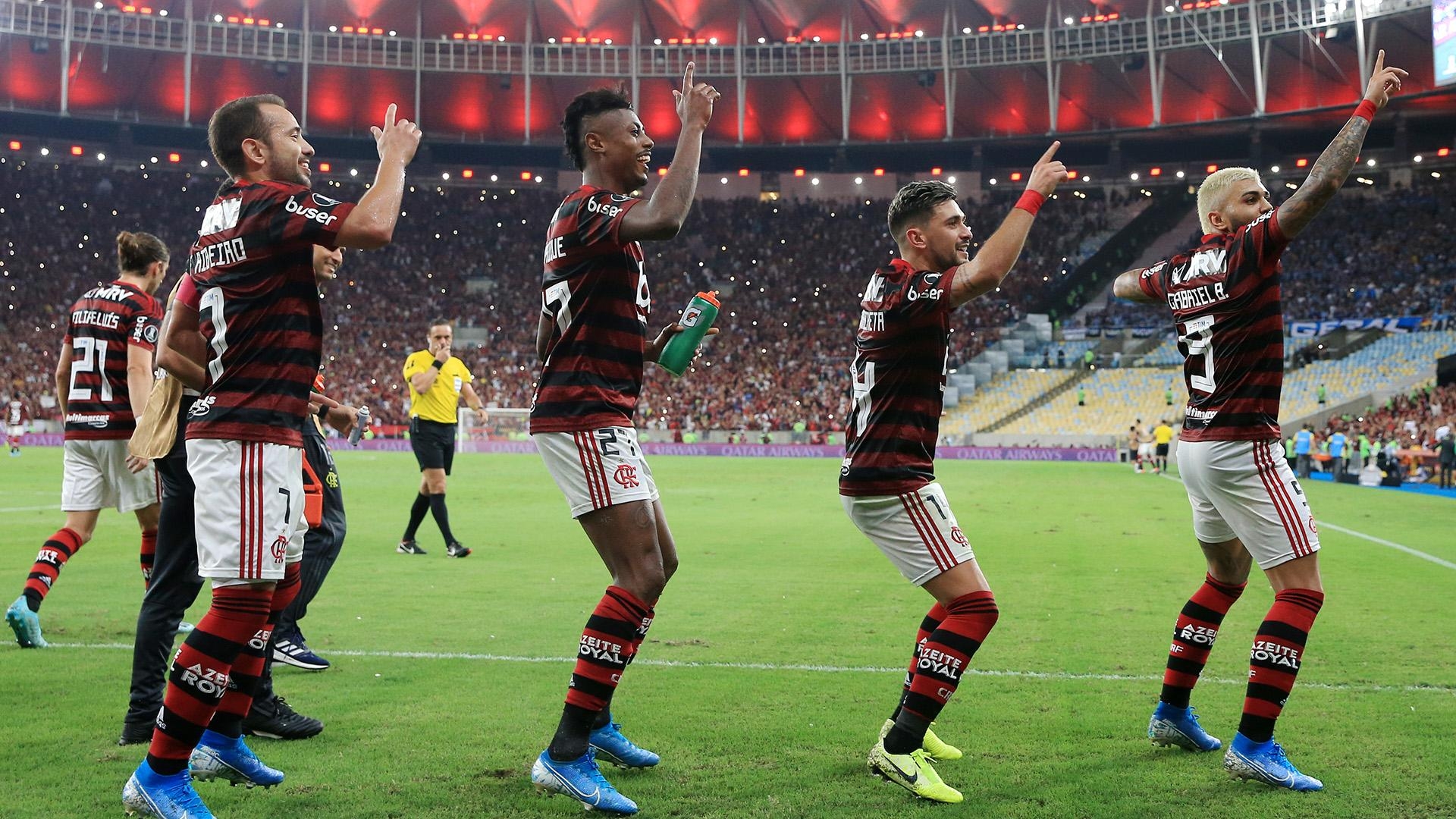 1920x1080 Flamengo 5 X 0 Grêmio: Rubro Negro é Avassalador No Segundo, Desktop