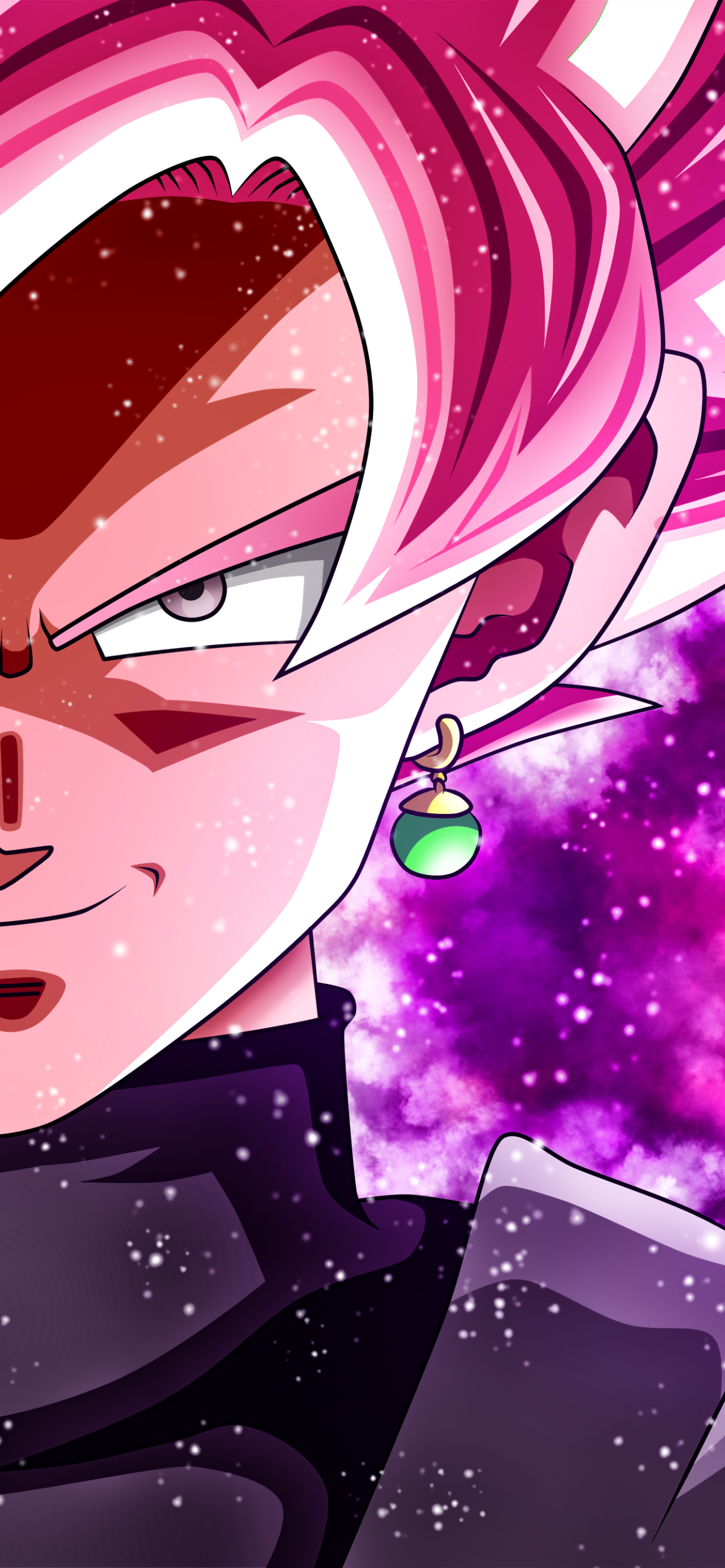 1290x2780 Wallpaper / Anime Dragon Ball Super Phone Wallpaper, Black (Dragon Ball), Black Goku, Super Saiyan Rosé,  free download, Phone