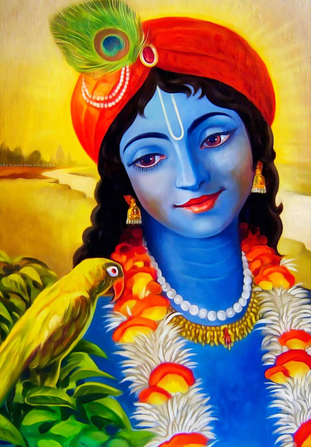 1080x1560 Download Krishna HD Red Eye Wallpaper, Phone