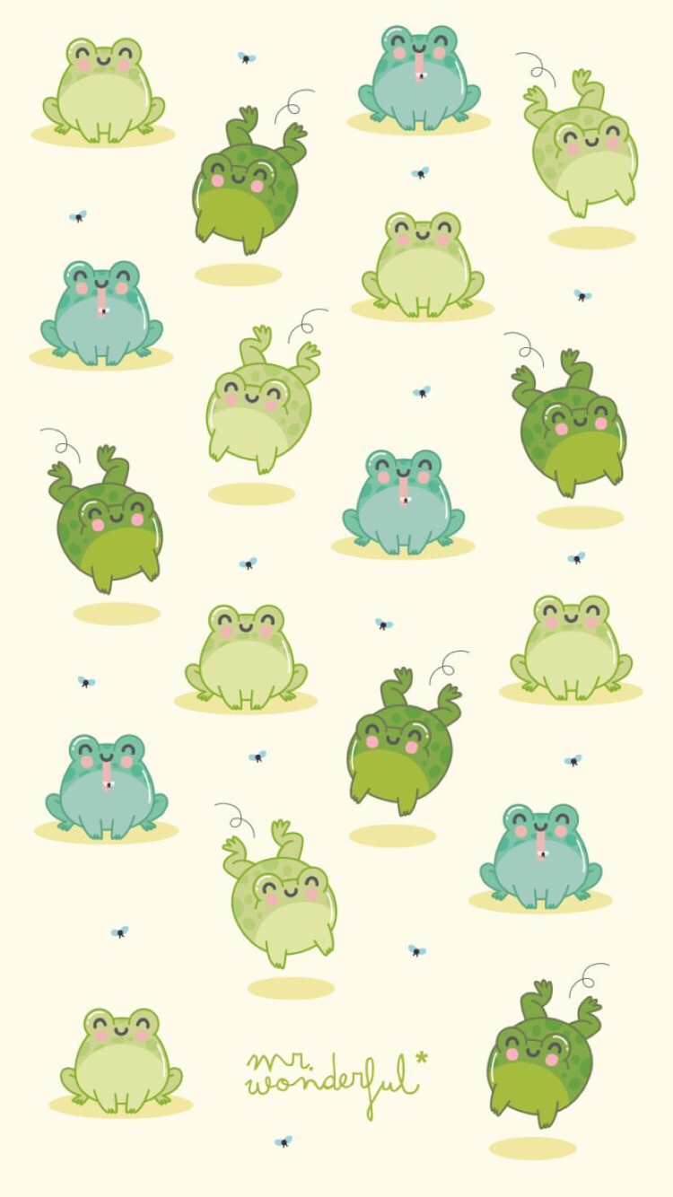 750x1340 Fondos. Frog wallpaper, Frog drawing, Cute frogs, Phone