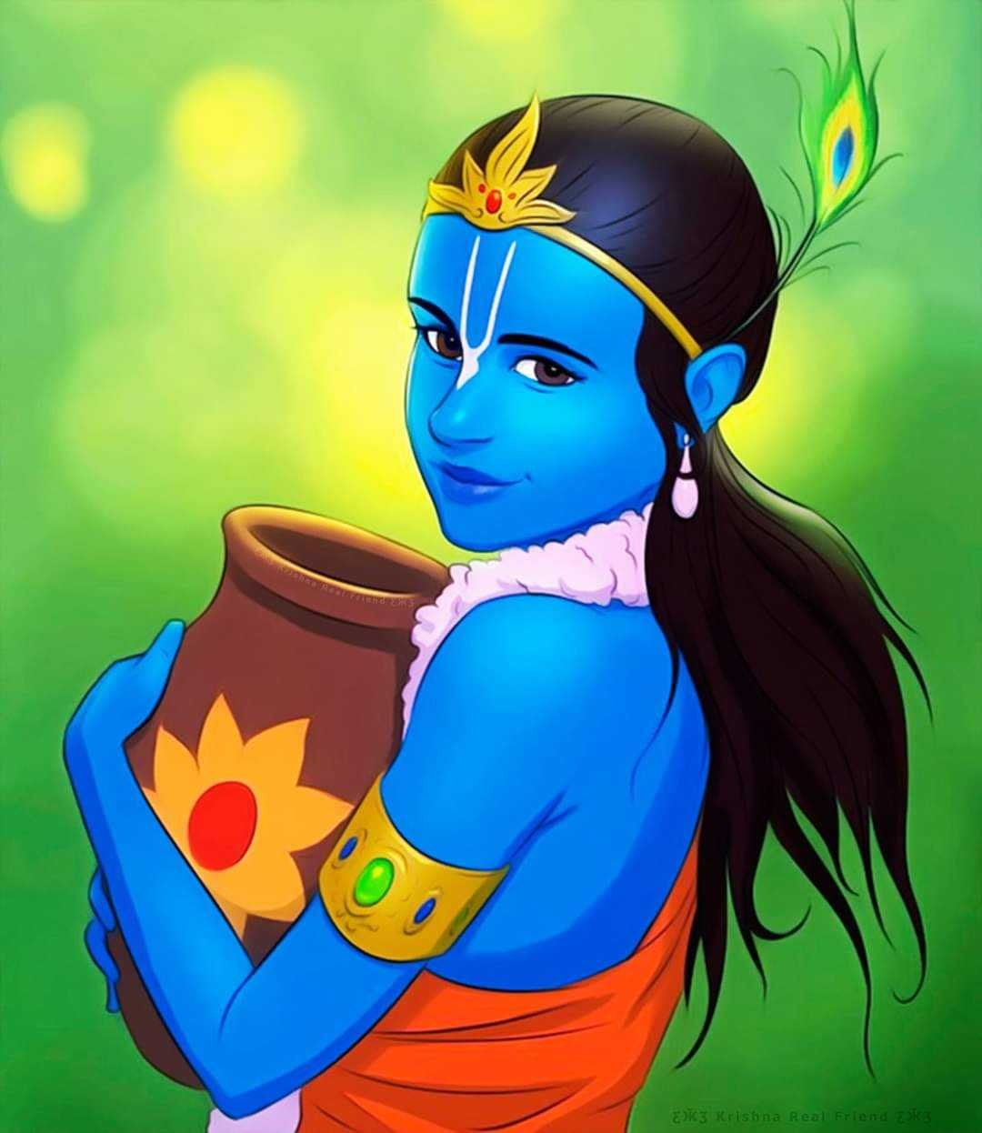 1080x1250 Lord Krishna HD wallpaper and background image, Phone